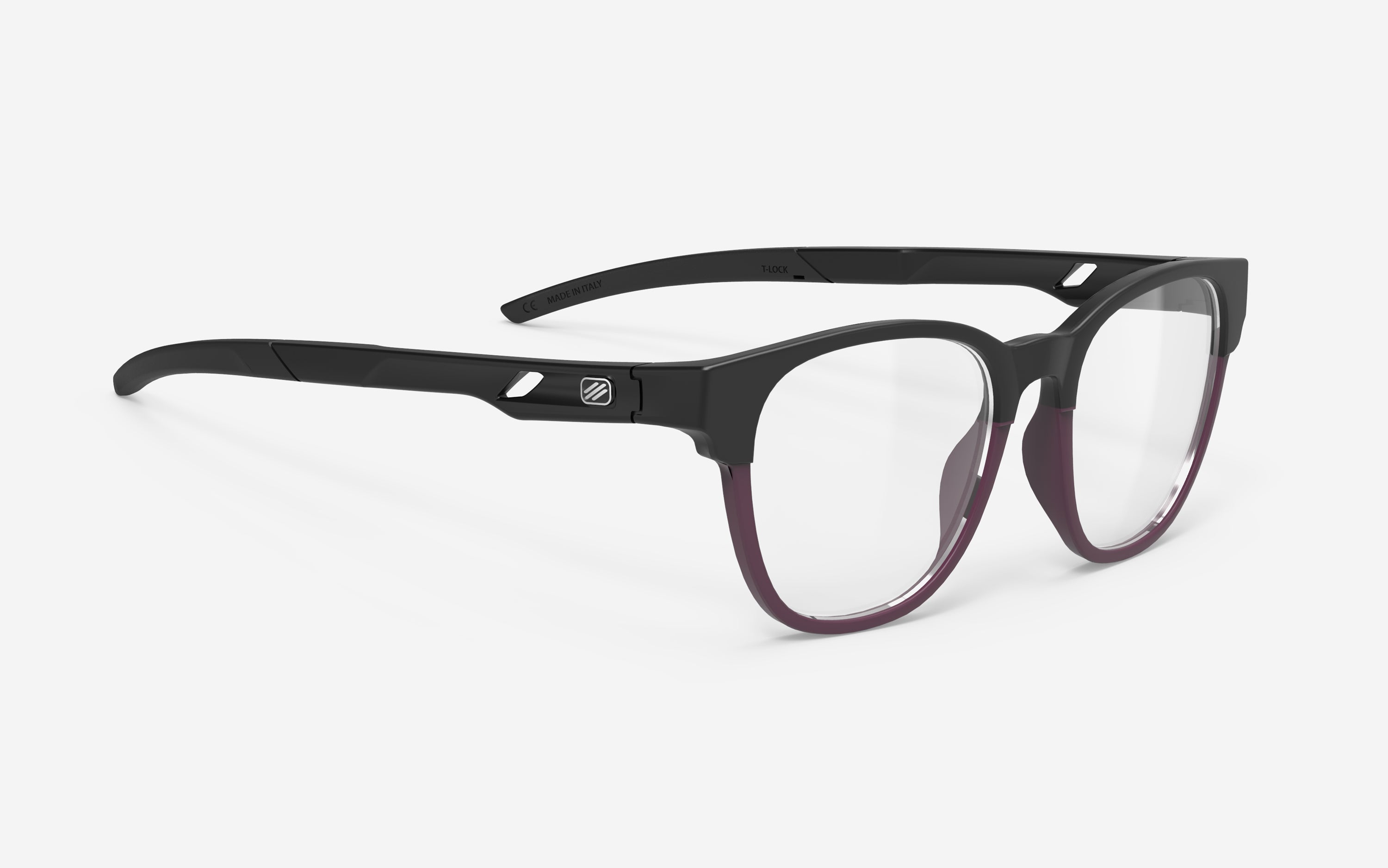 Iridis 65 Black/Cabernet Matte - Demo Lens
