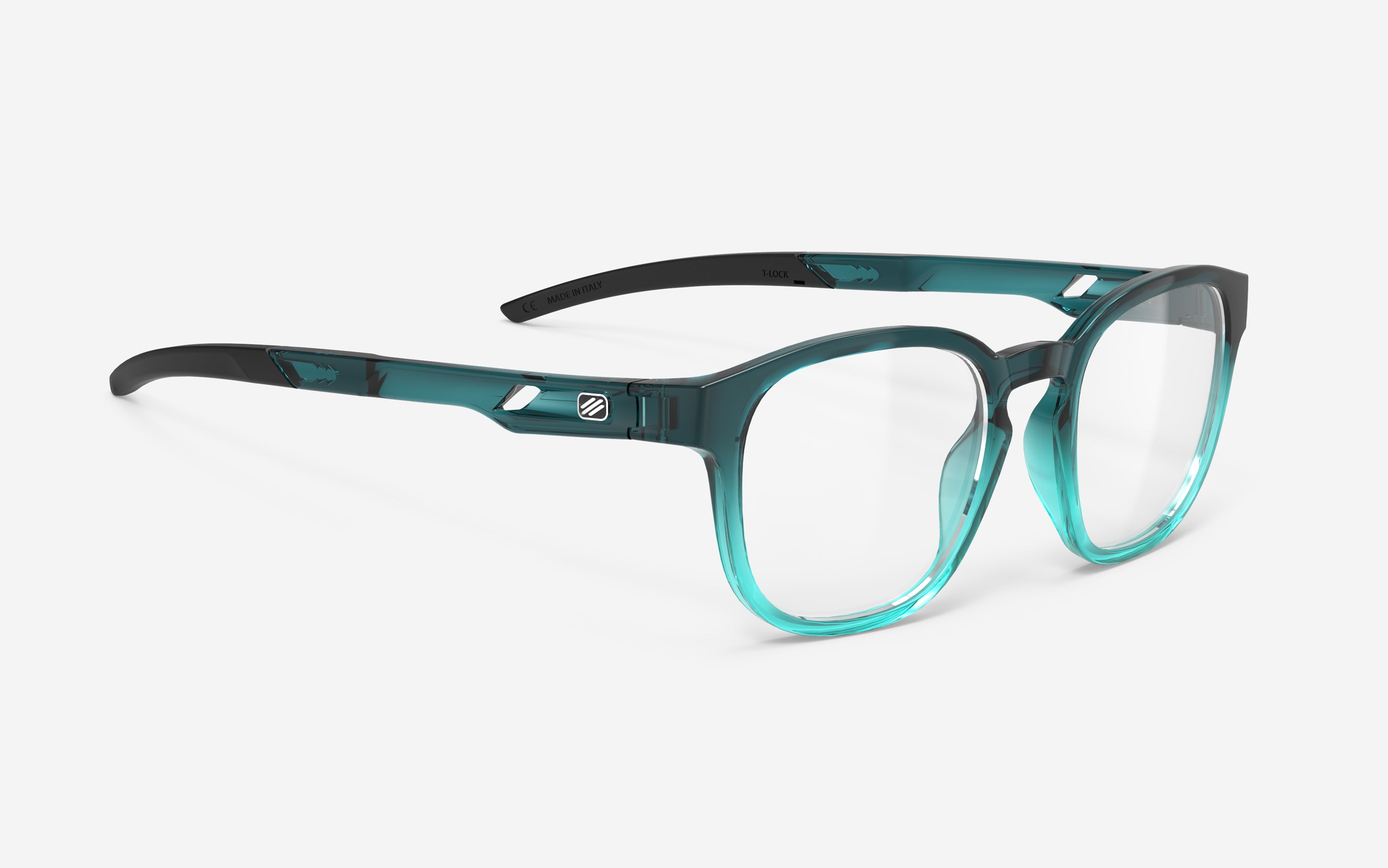 Iridis 66 Crystal Teal/Water Gloss - Demo Lens