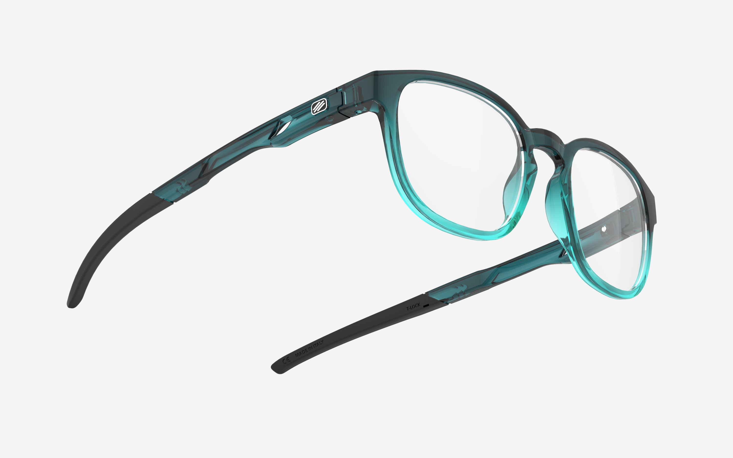 Iridis 66 Crystal Teal/Water Gloss - Demo Lens