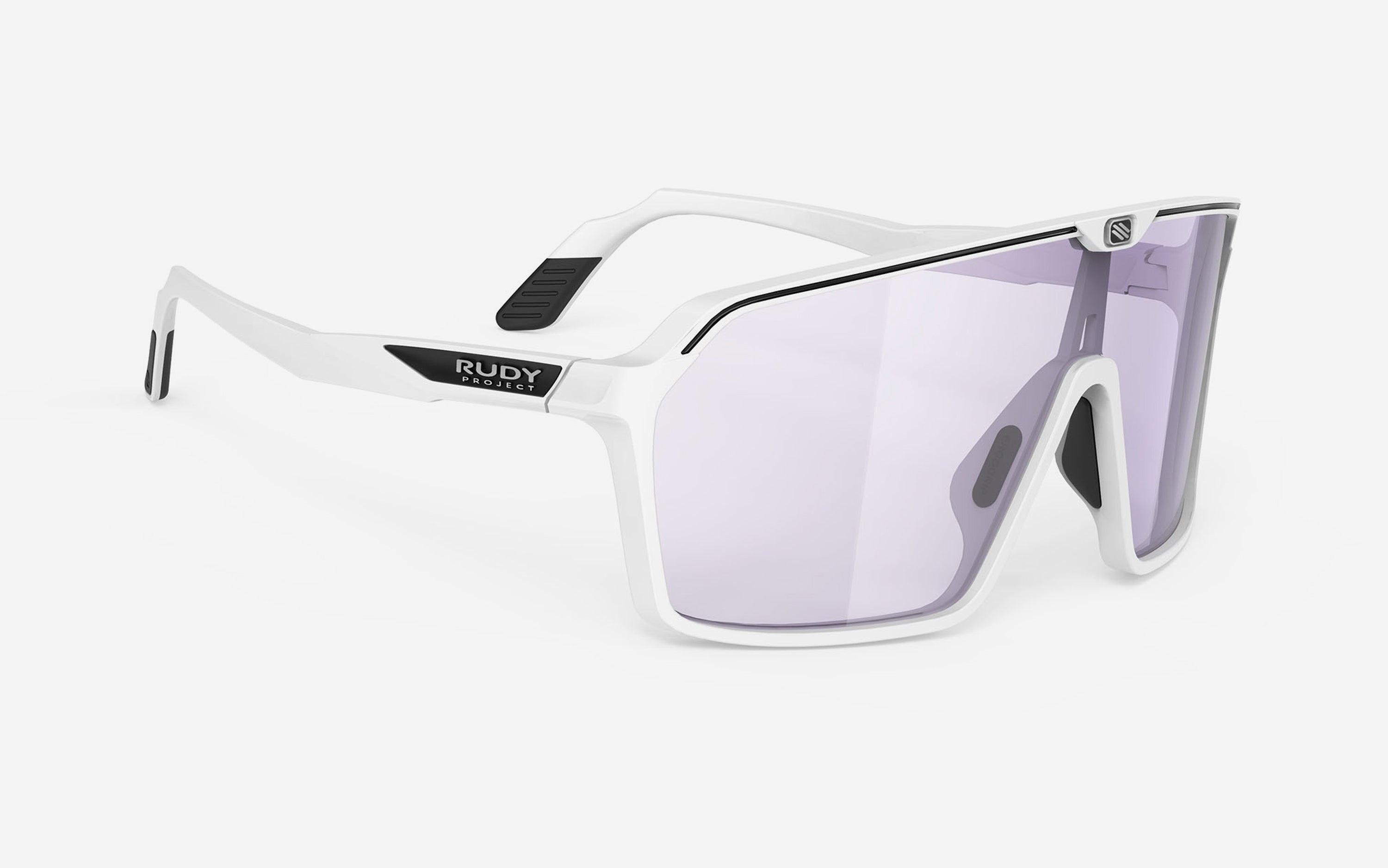 Spinshield White Matte - ImpactX 2 Laser Purple | Rudy Project