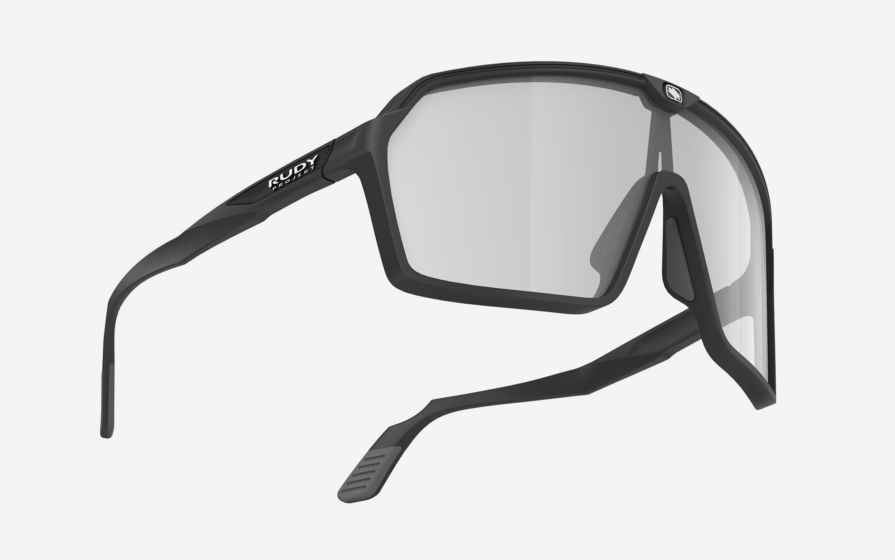 ウェア RUDY PROJECT SPINSHIELD AIR BLACK MATTE Rudy Project Spinshield Air in Black Matte Frame Multilaser Red