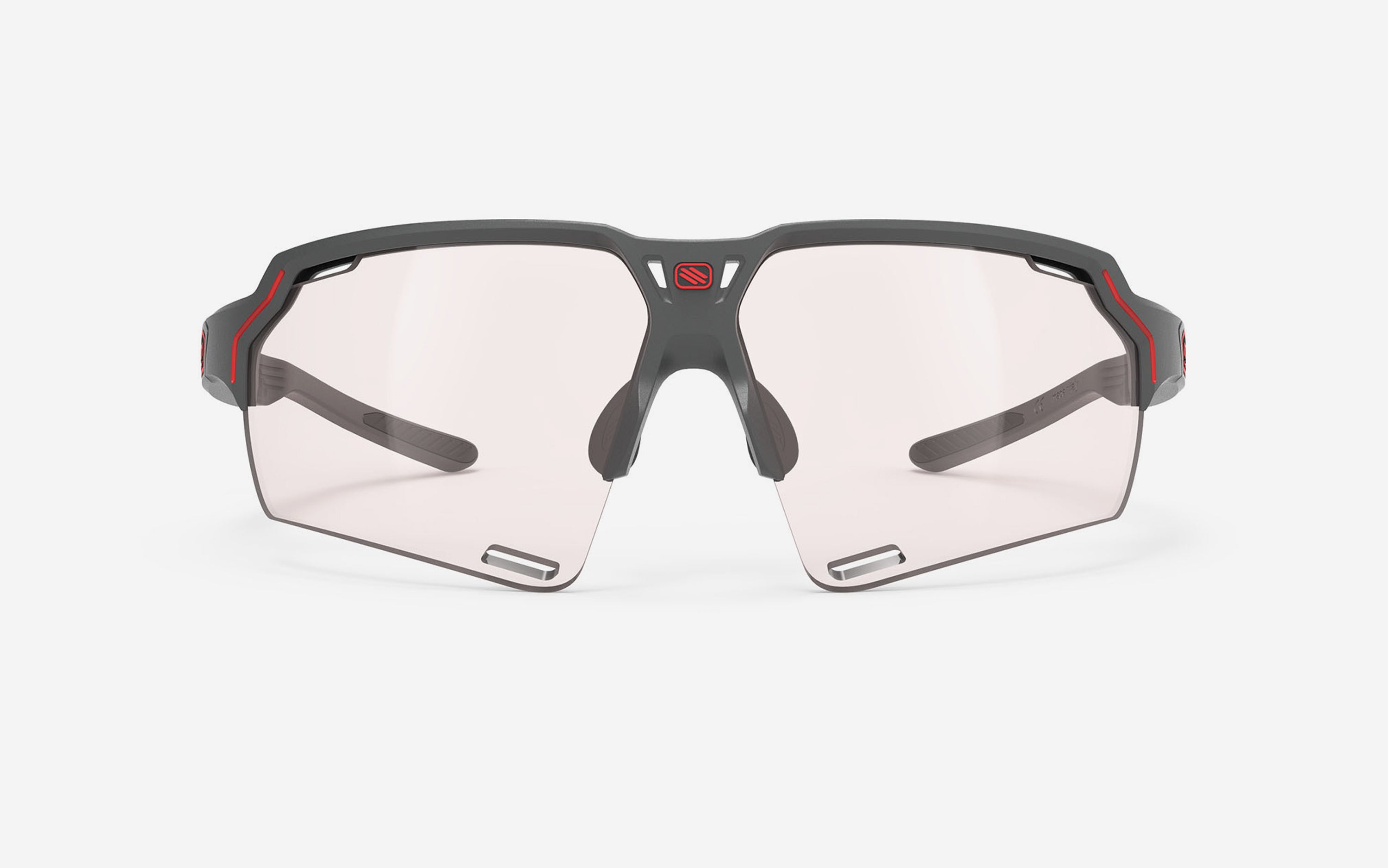 Deltabeat Charcoal Matte - ImpactX 2 Red | Rudy Project