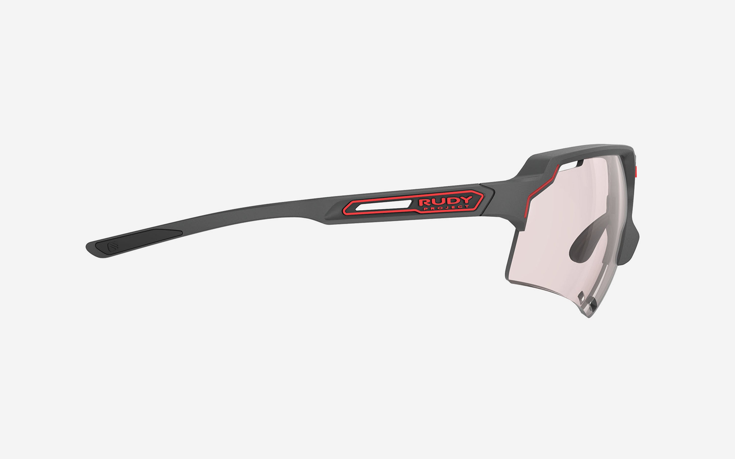 Deltabeat Charcoal Matte - ImpactX 2 Red | Rudy Project