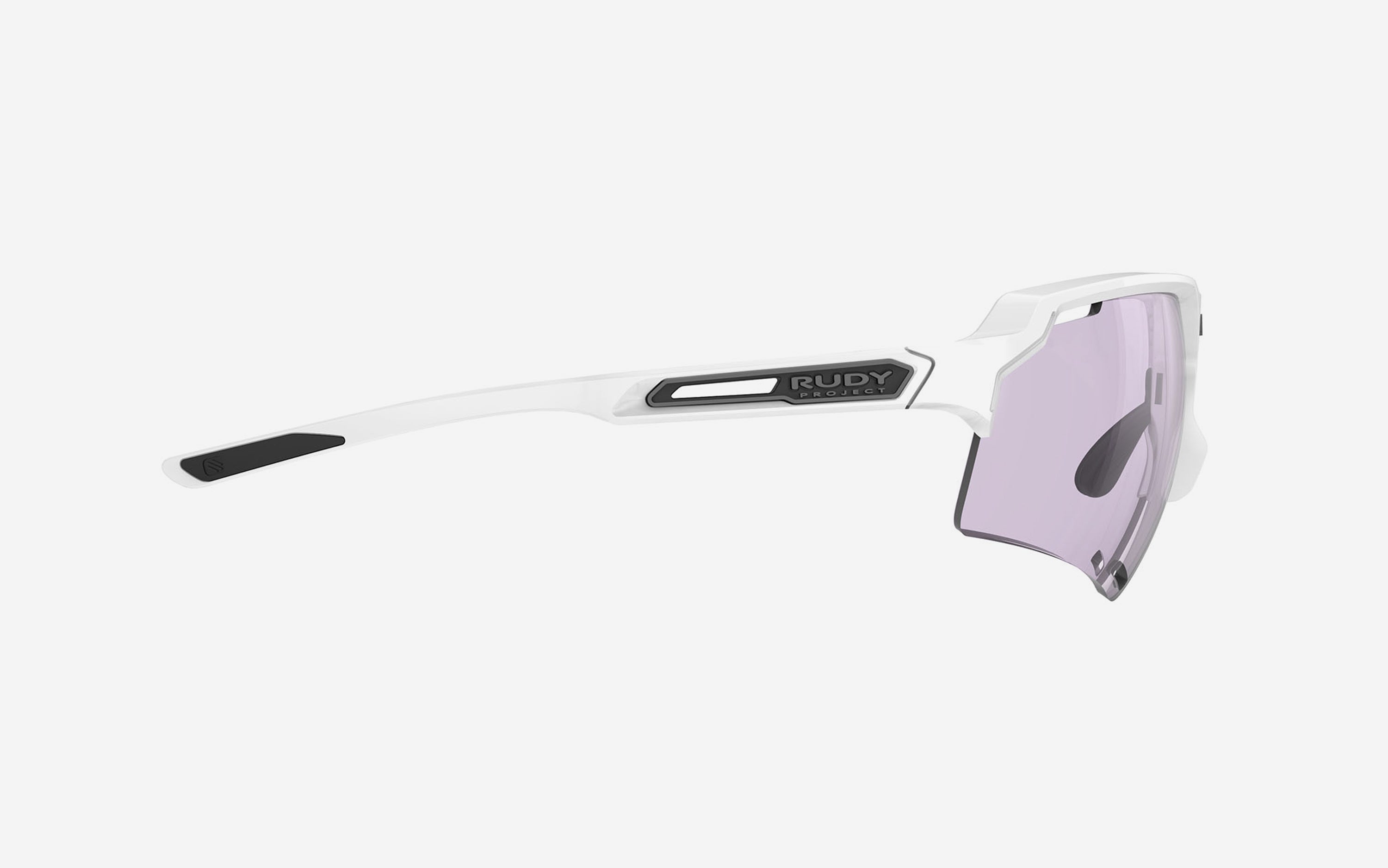 Deltabeat White Gloss - ImpactX 2 Laser Purple | Rudy Project