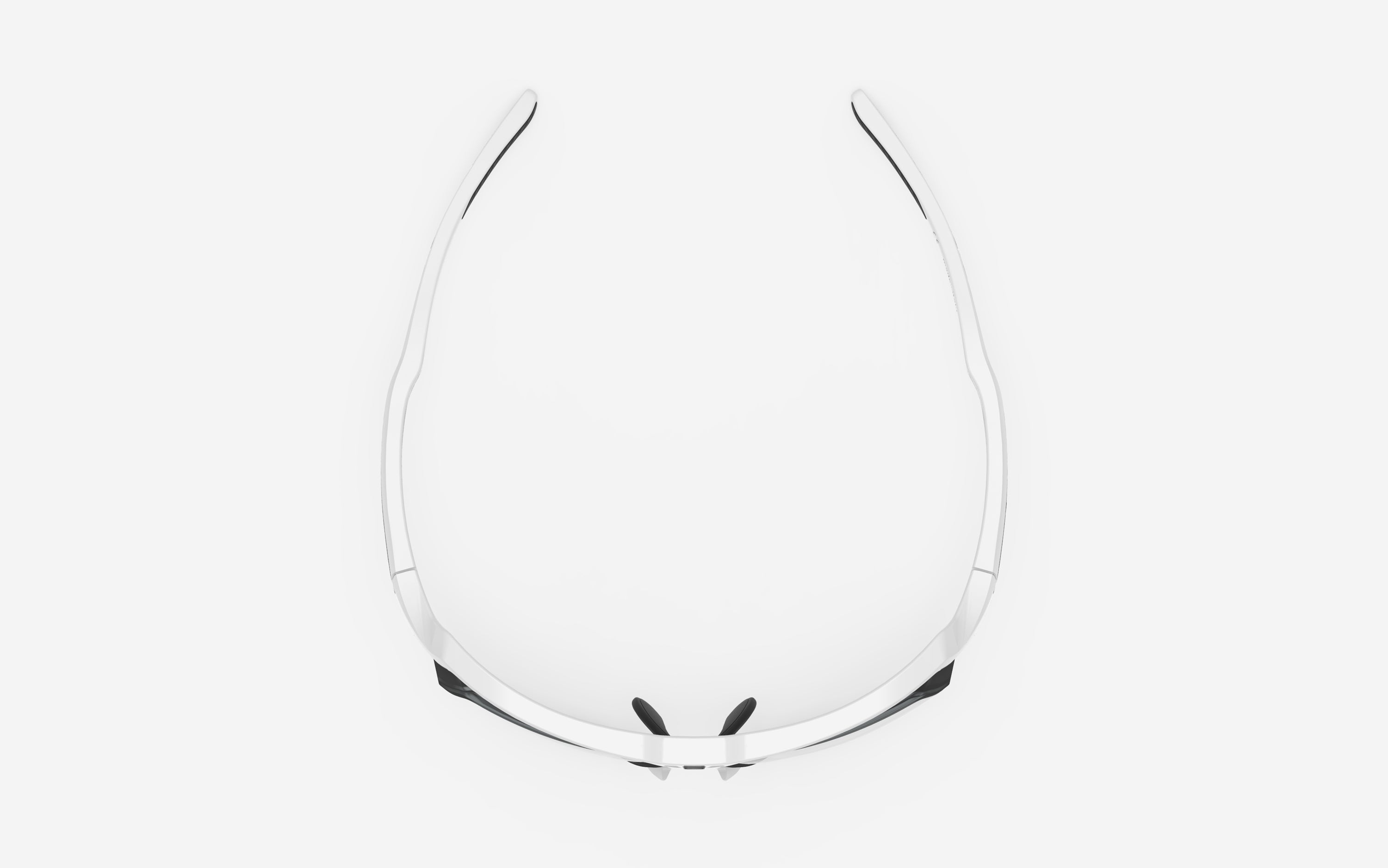 新品デサントリュクス白黒モノトーン即完売品ジュエル激レアシースルー Deltabeat White Gloss-Optical Dock Frozen Ash | Rudy Project