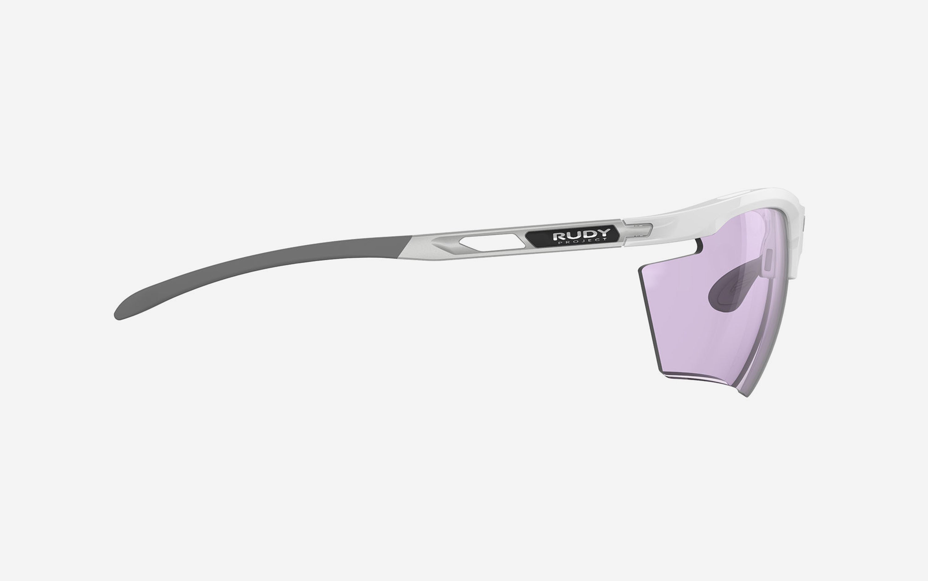 Magnus White Gloss - ImpactX 2 Laser Purple | Rudy Project