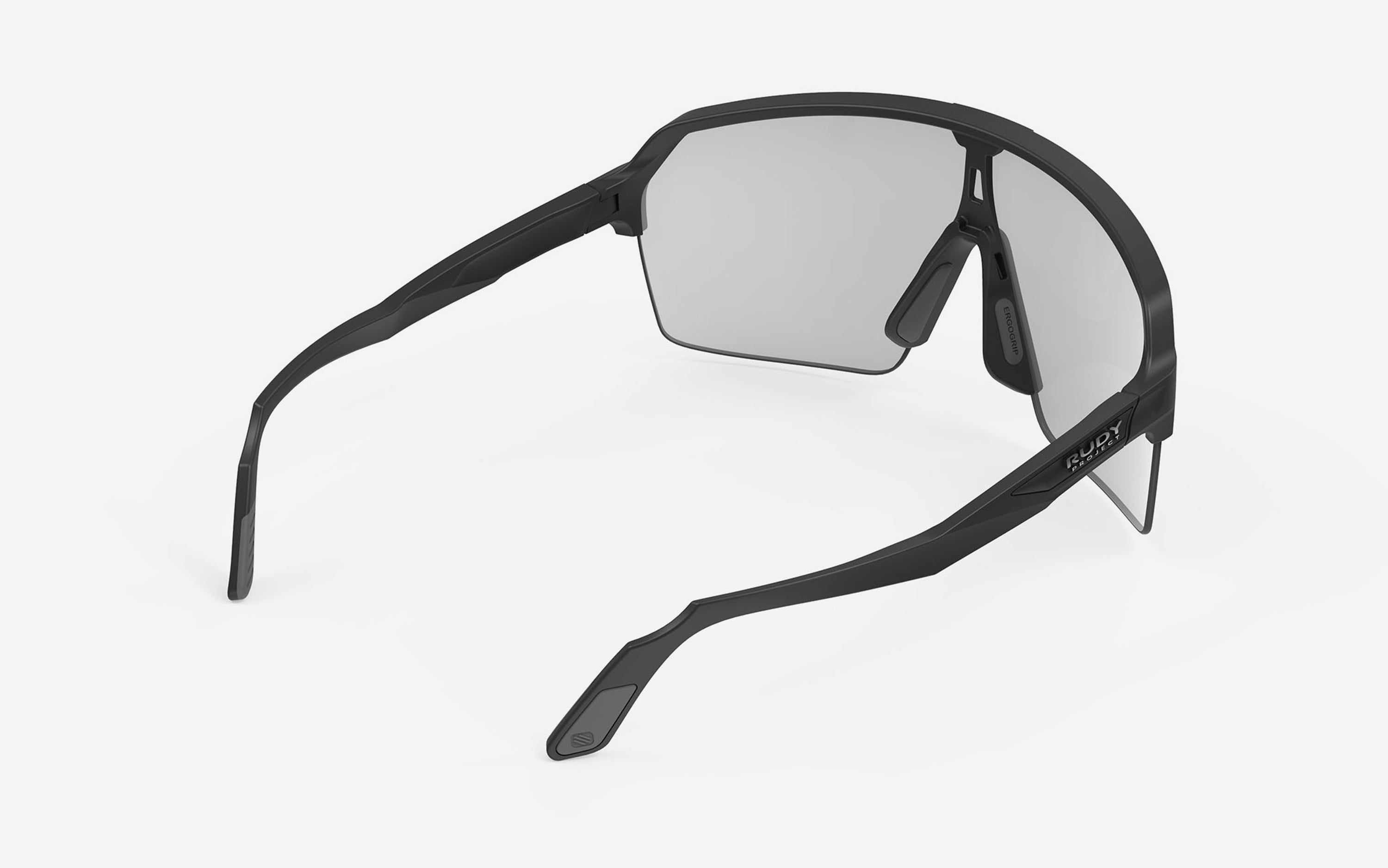 ウェア RUDY PROJECT SPINSHIELD AIR BLACK MATTE Rudy Project Spinshield Air in Black Matte Frame Multilaser Red