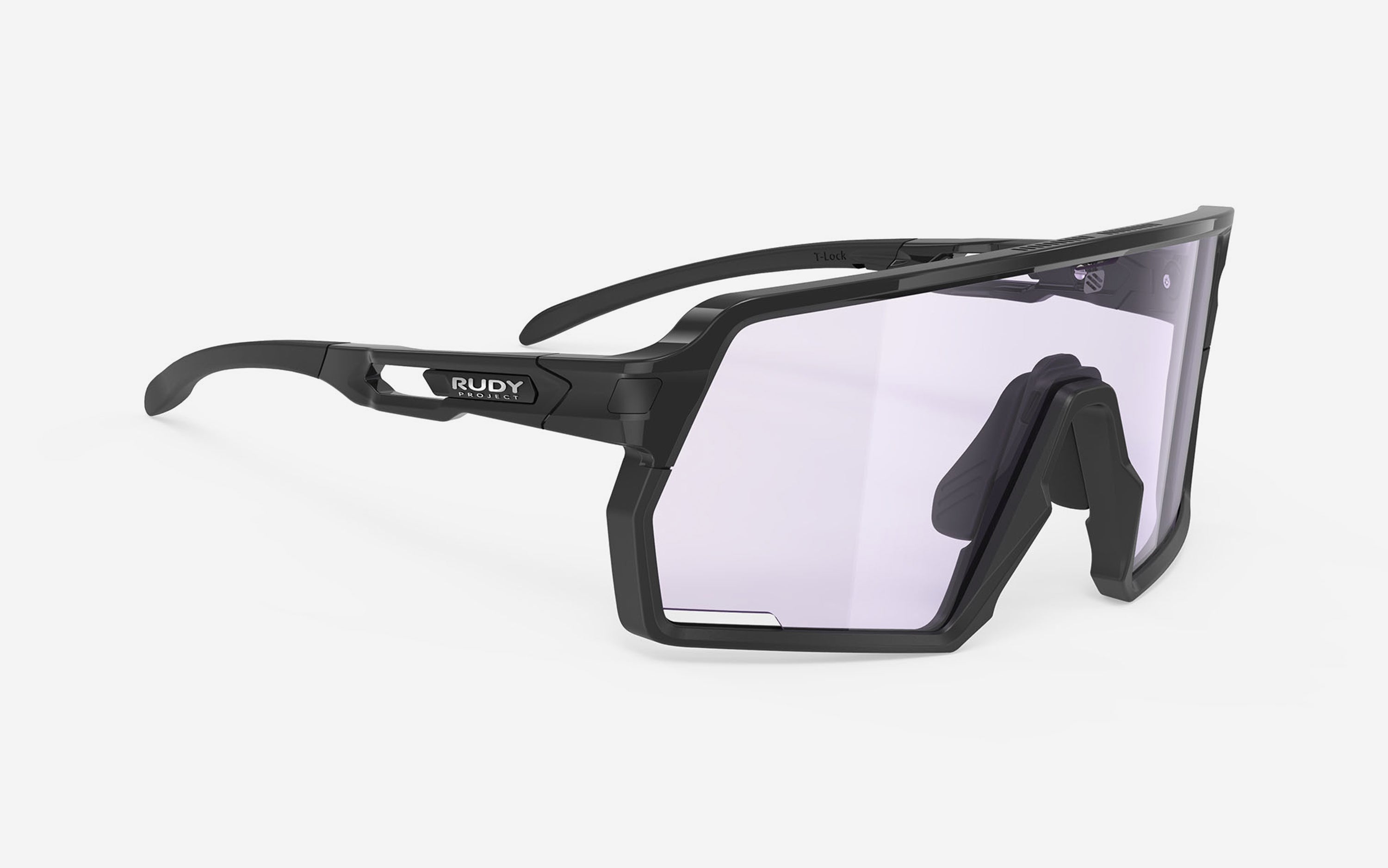 Kelion Black Gloss - ImpactX 2 Laser Purple | Rudy Project
