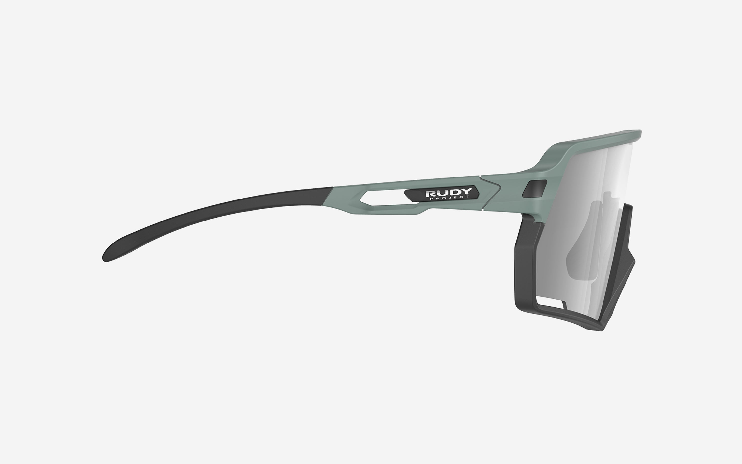 Kelion Green Sage Matte - ImpactX 2 Laser Black | Rudy Project