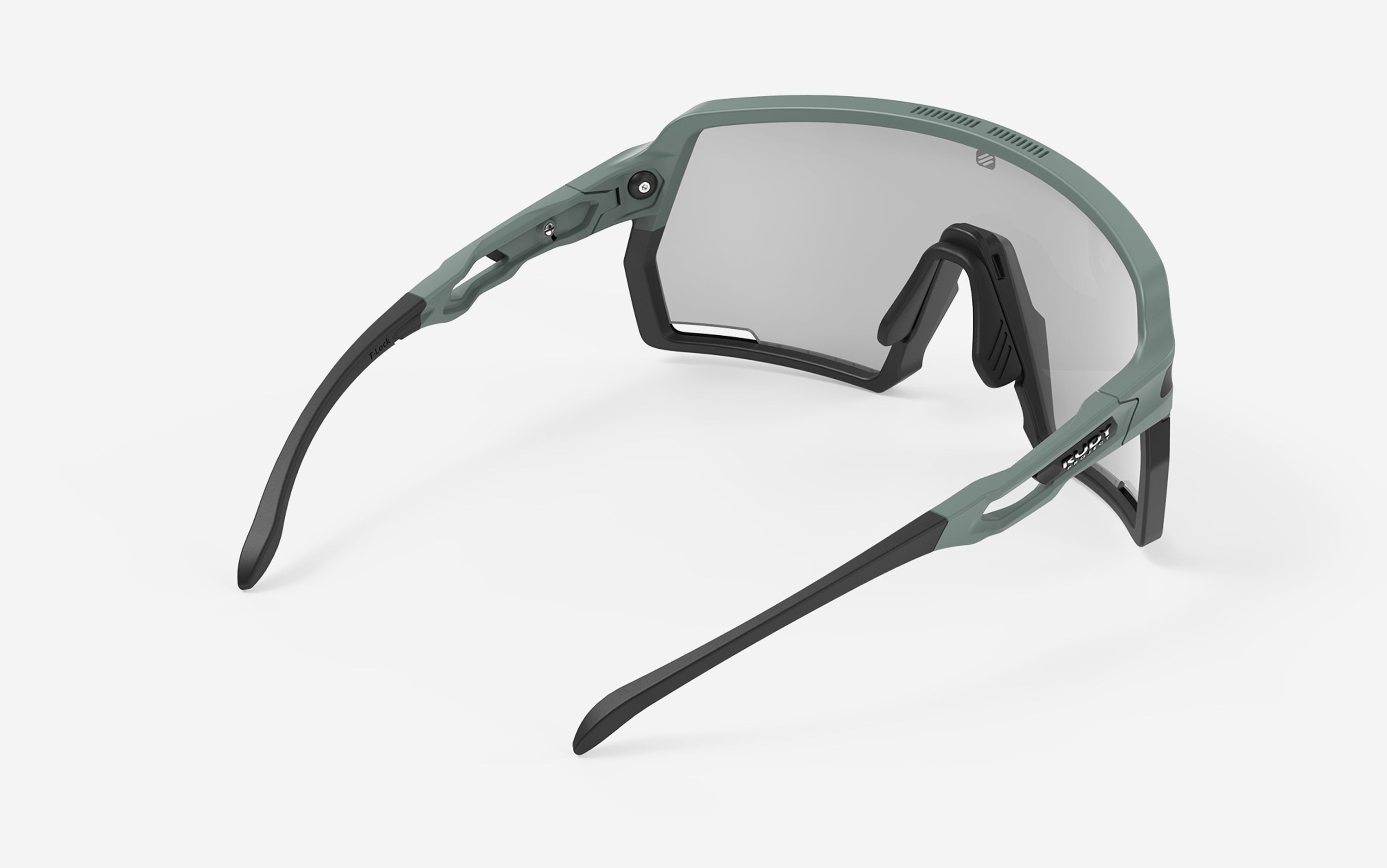 Kelion Green Sage Matte - ImpactX 2 Laser Black | Rudy Project