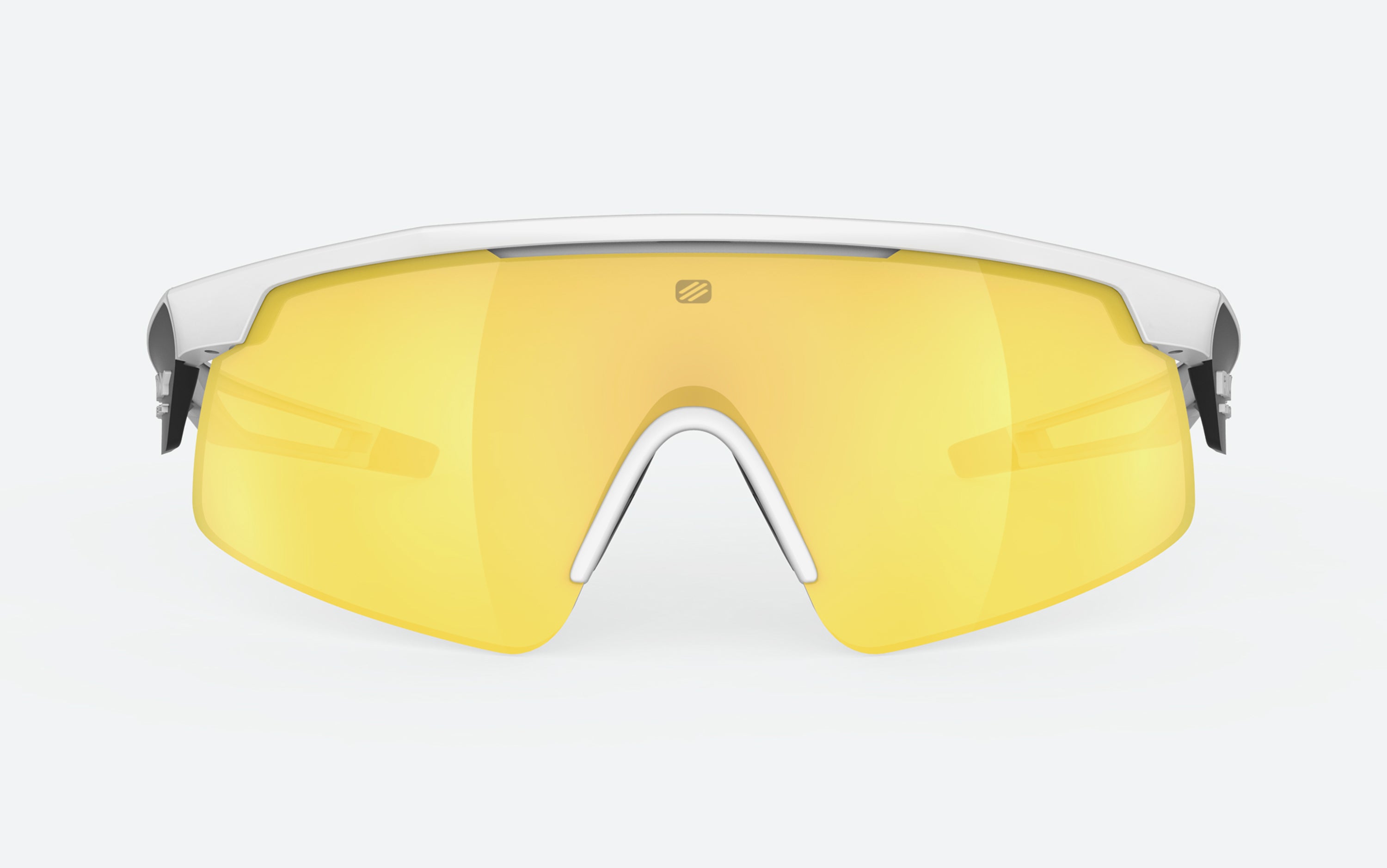 Turbolence Racing White Matte - ML Yellow | Rudy Project