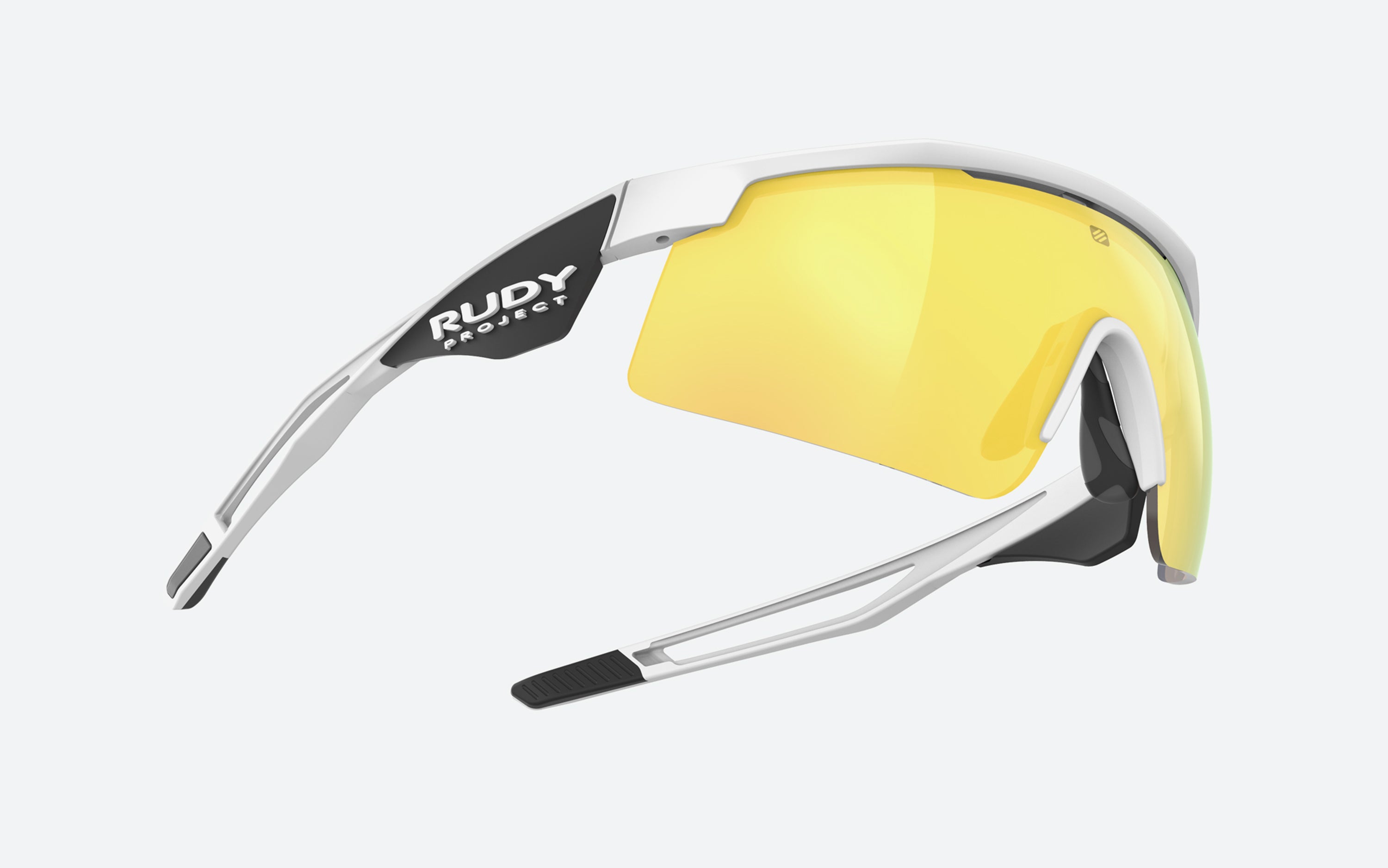 Turbolence Racing White Matte - ML Yellow | Rudy Project