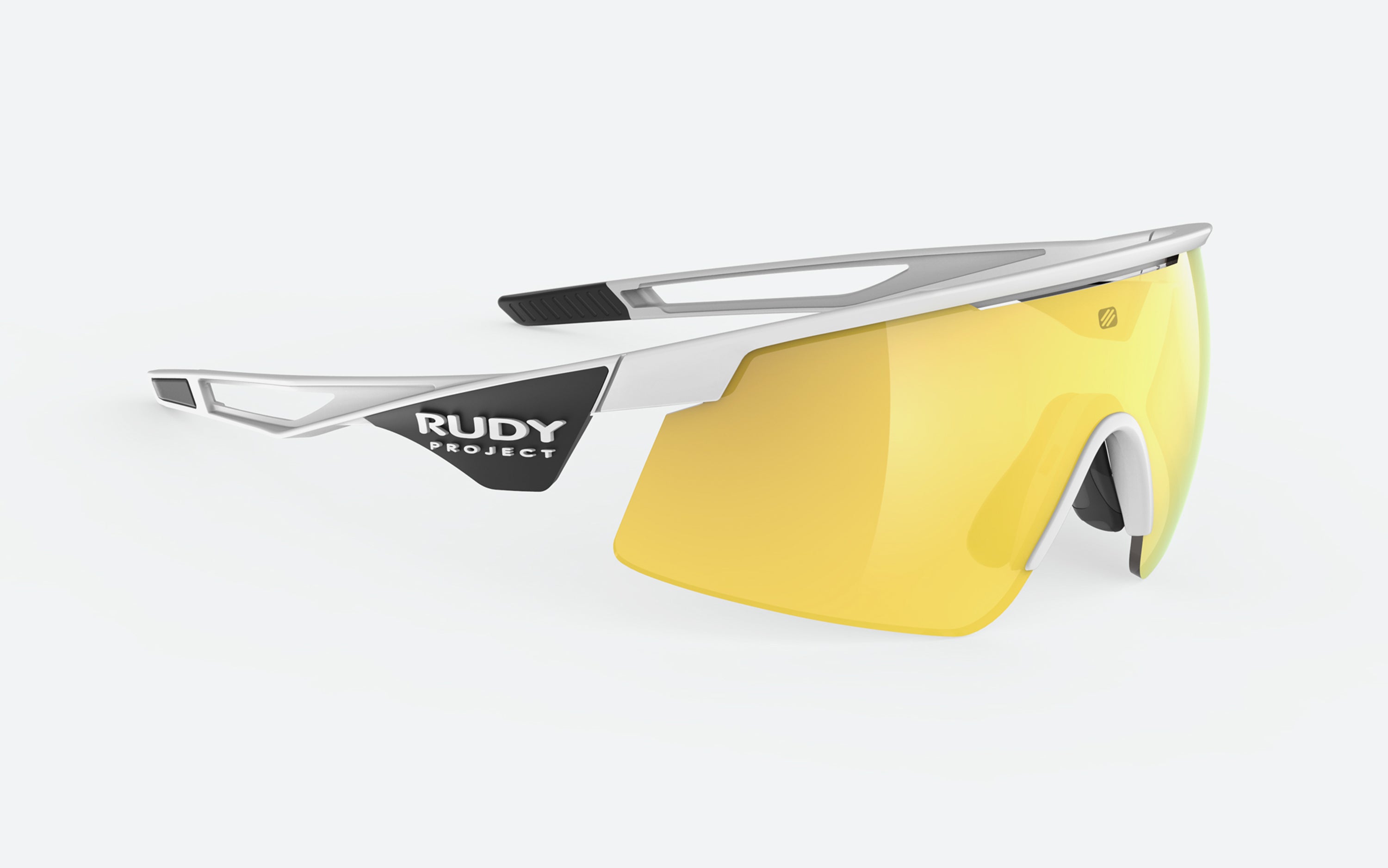Turbolence Racing White Matte - ML Yellow | Rudy Project