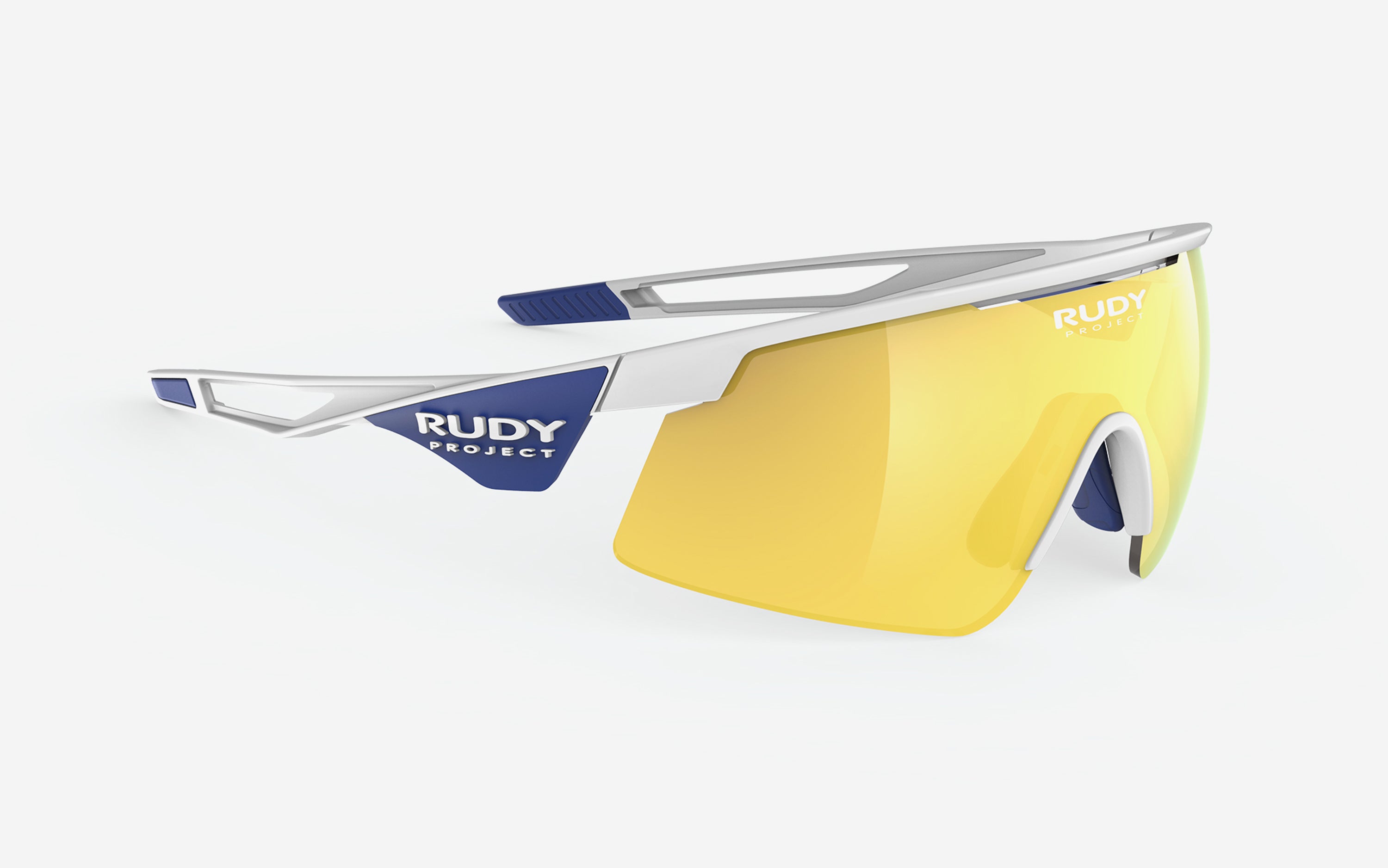 Turbolence Racing White Matte - ML Yellow | Rudy Project