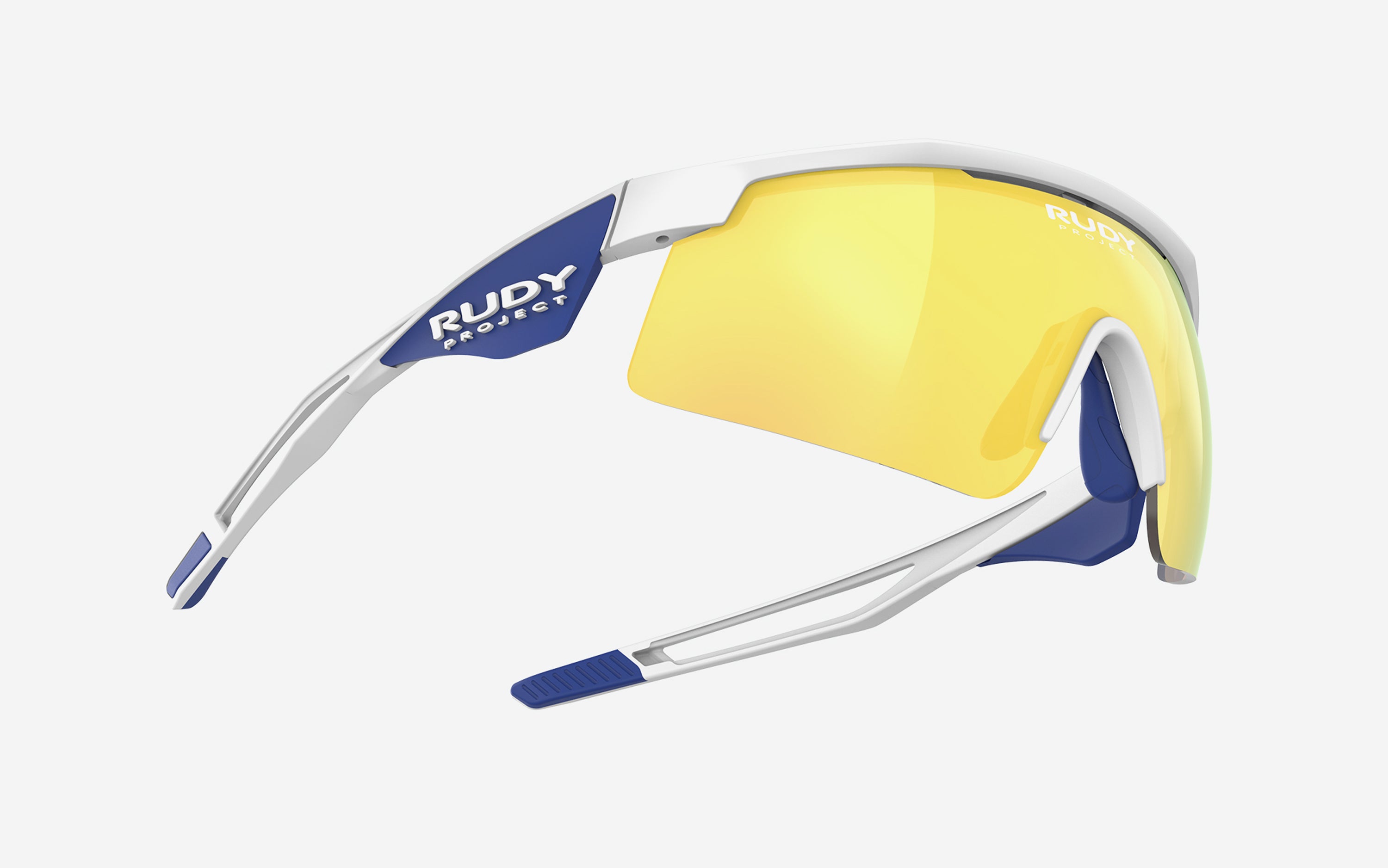 Turbolence Racing White Matte - ML Yellow | Rudy Project
