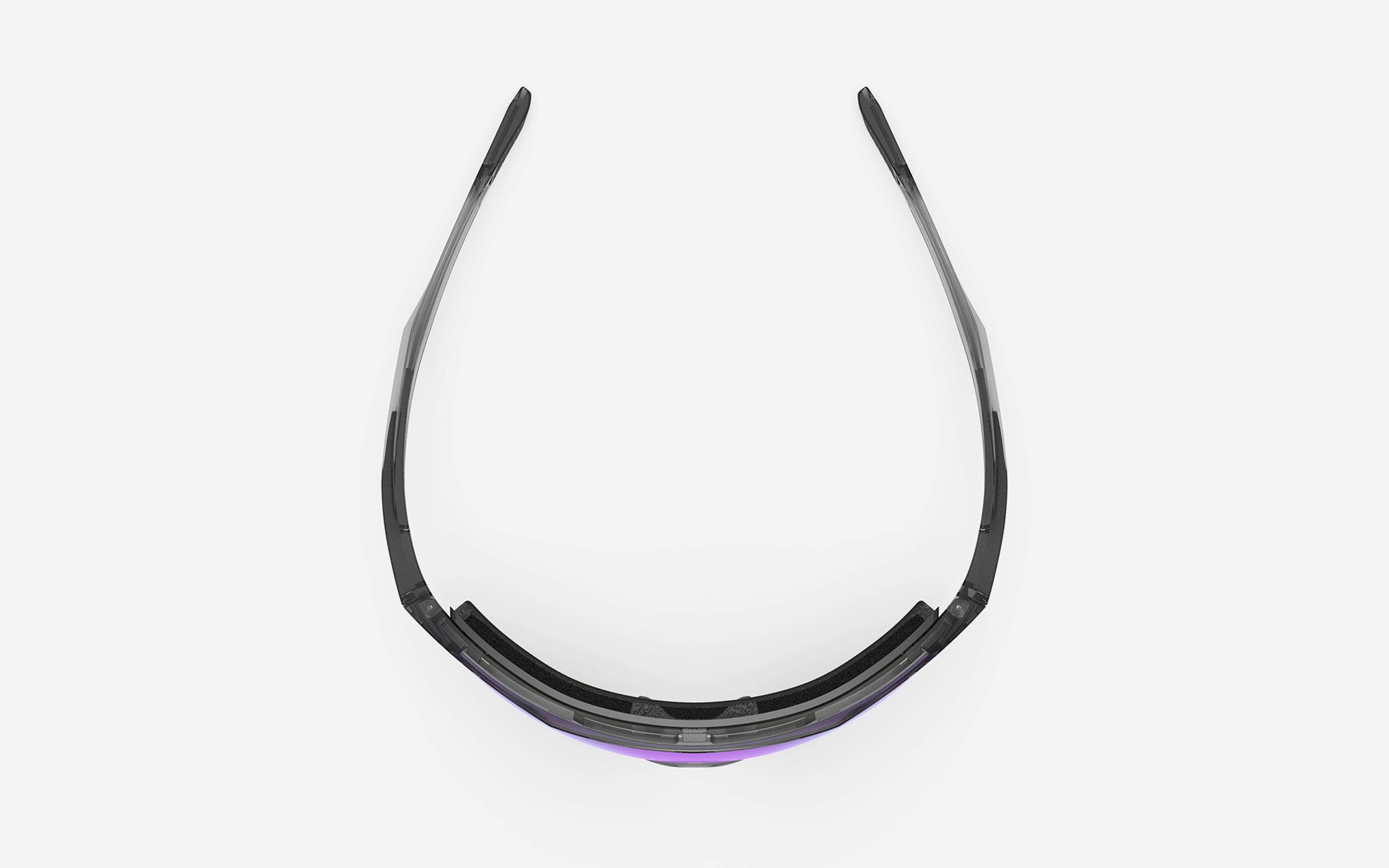 Turbolence Crystal Ash - ML Violet + Accessories | Rudy Project