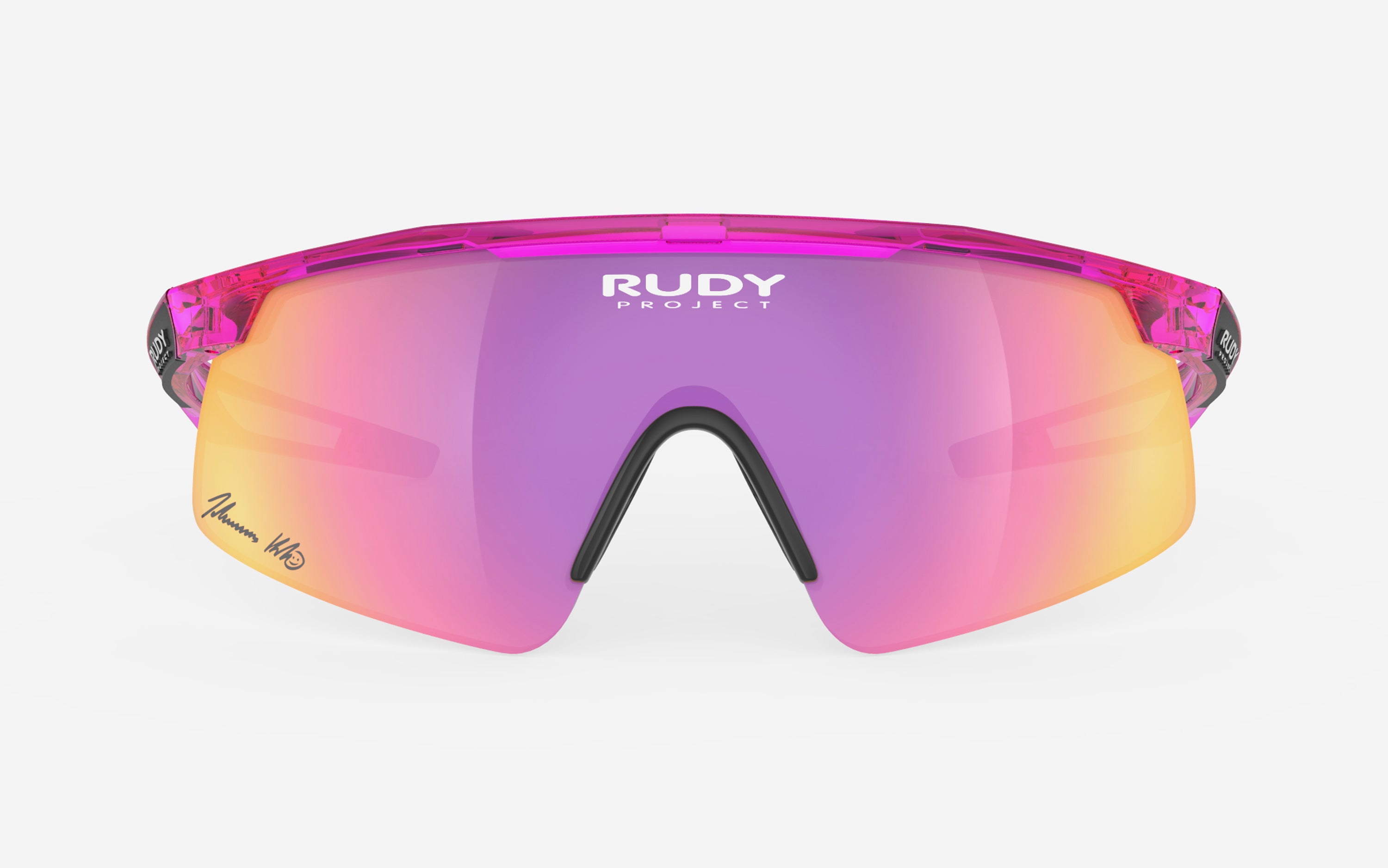 Turbolence Crystal Pink Fluo Gloss - ML Sunset | Rudy Project