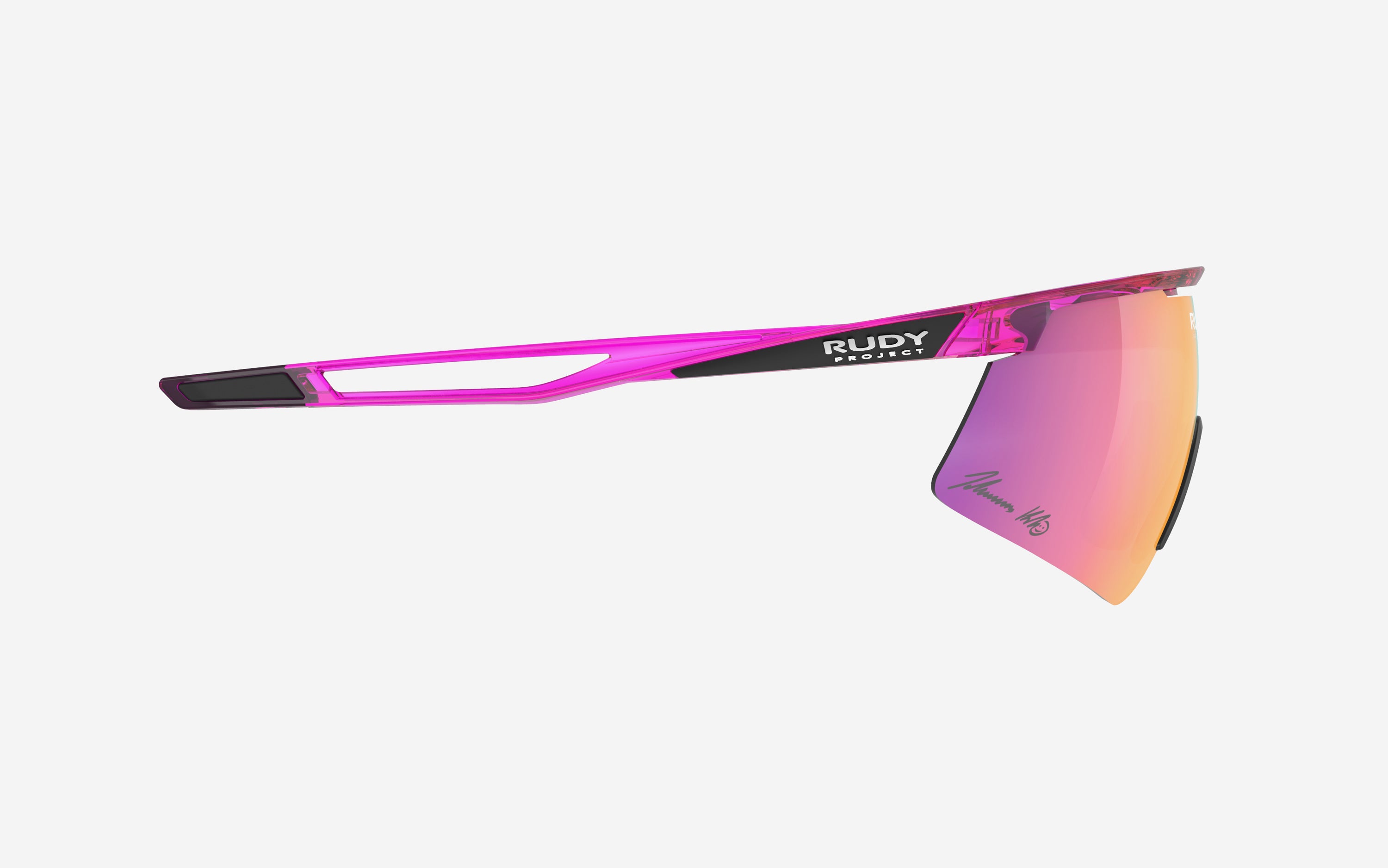 Turbolence Crystal Pink Fluo Gloss - ML Sunset | Rudy Project