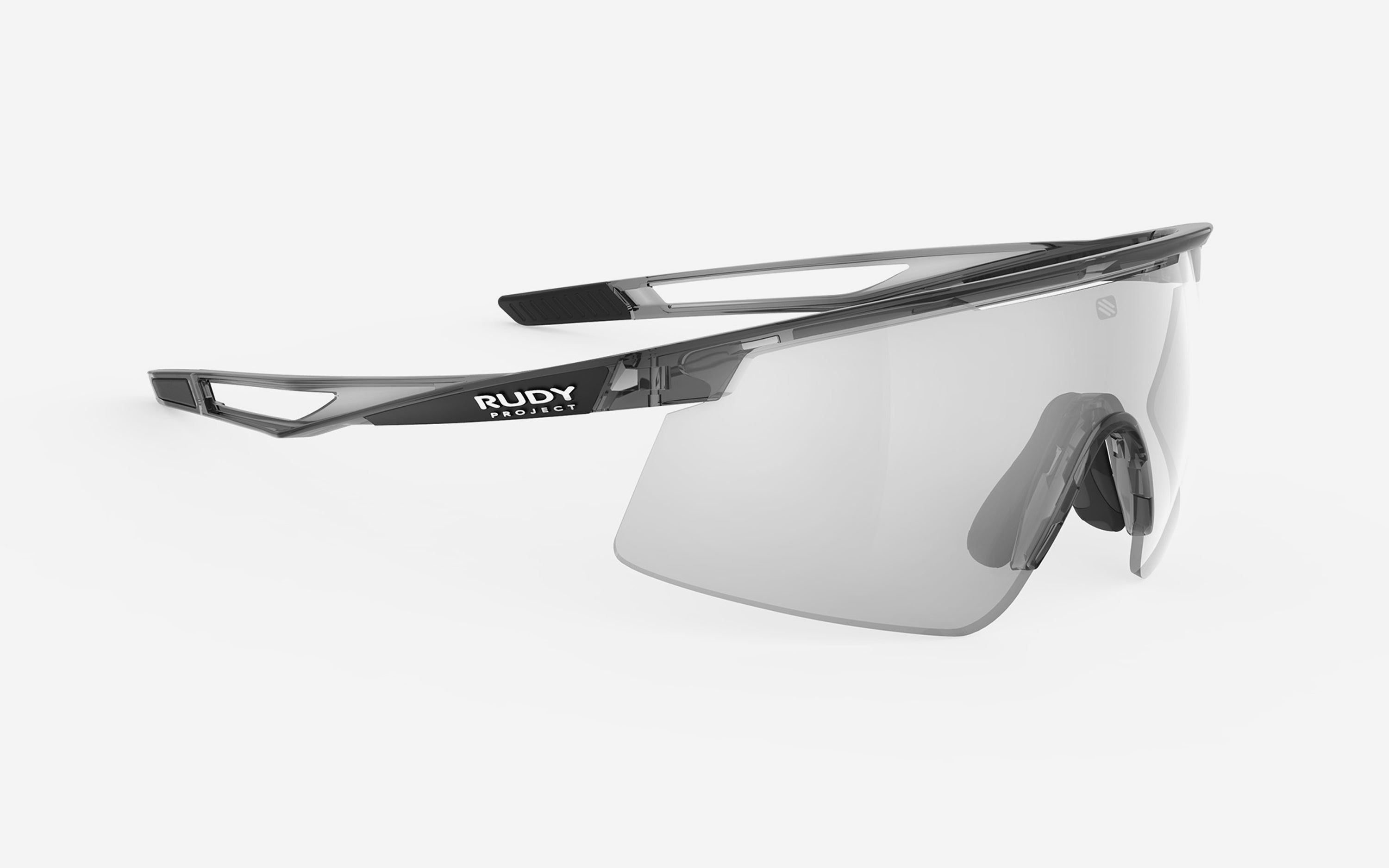 Turbolence Crystal Ash - ImpactX 2 Laser Black | Rudy Project