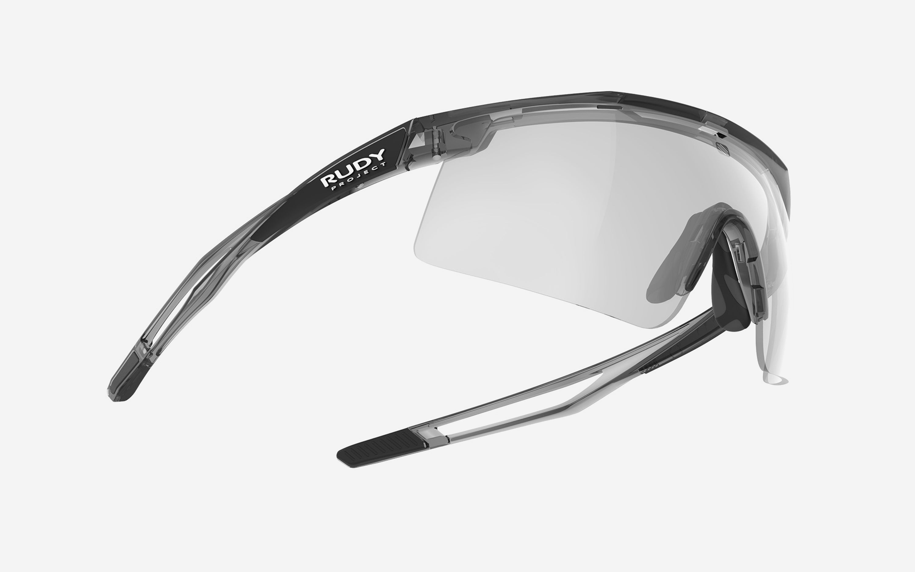 Turbolence Crystal Ash - ImpactX 2 Laser Black | Rudy Project
