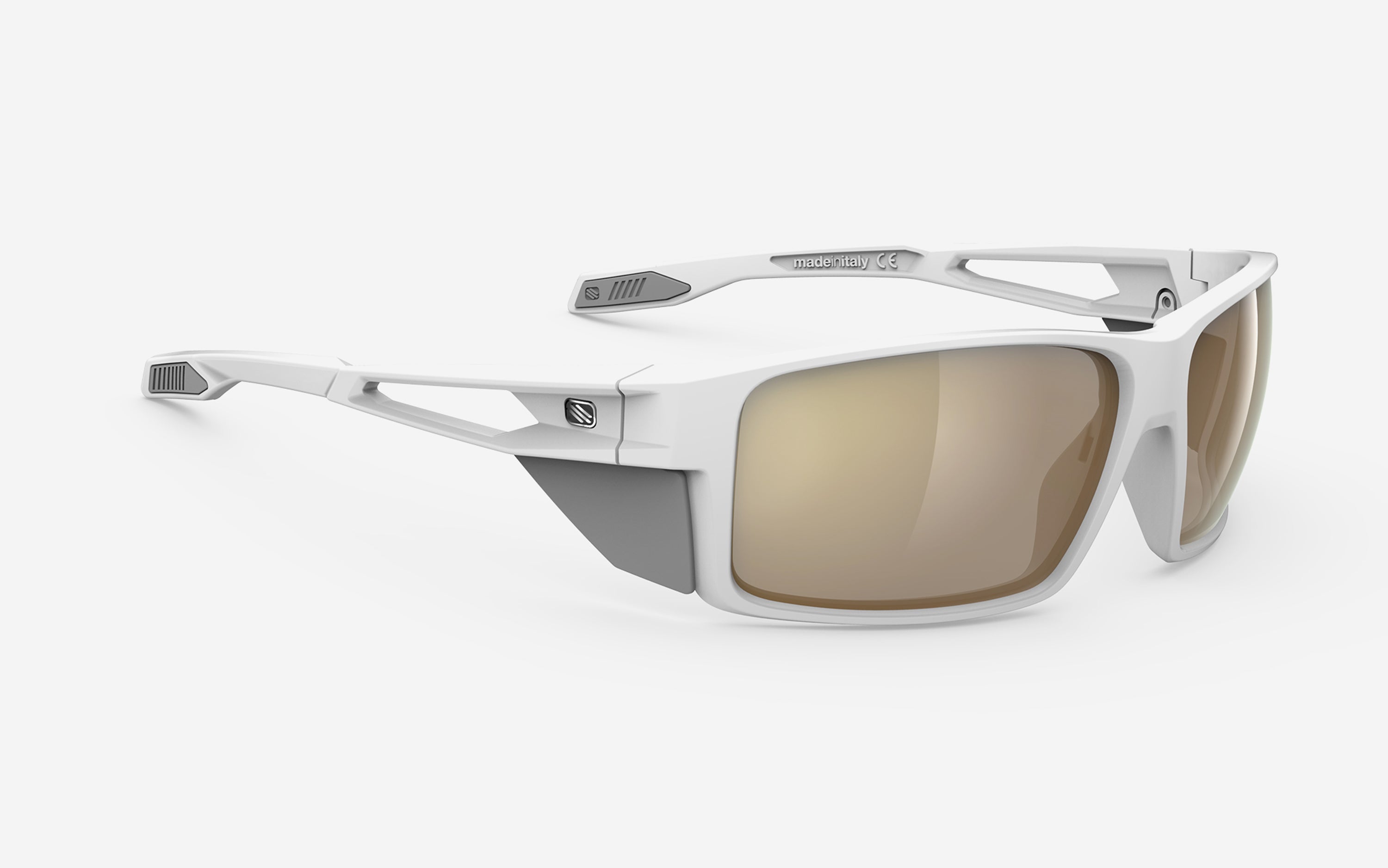 Nyad White Matte - ImpactX 2 Laser Crimson