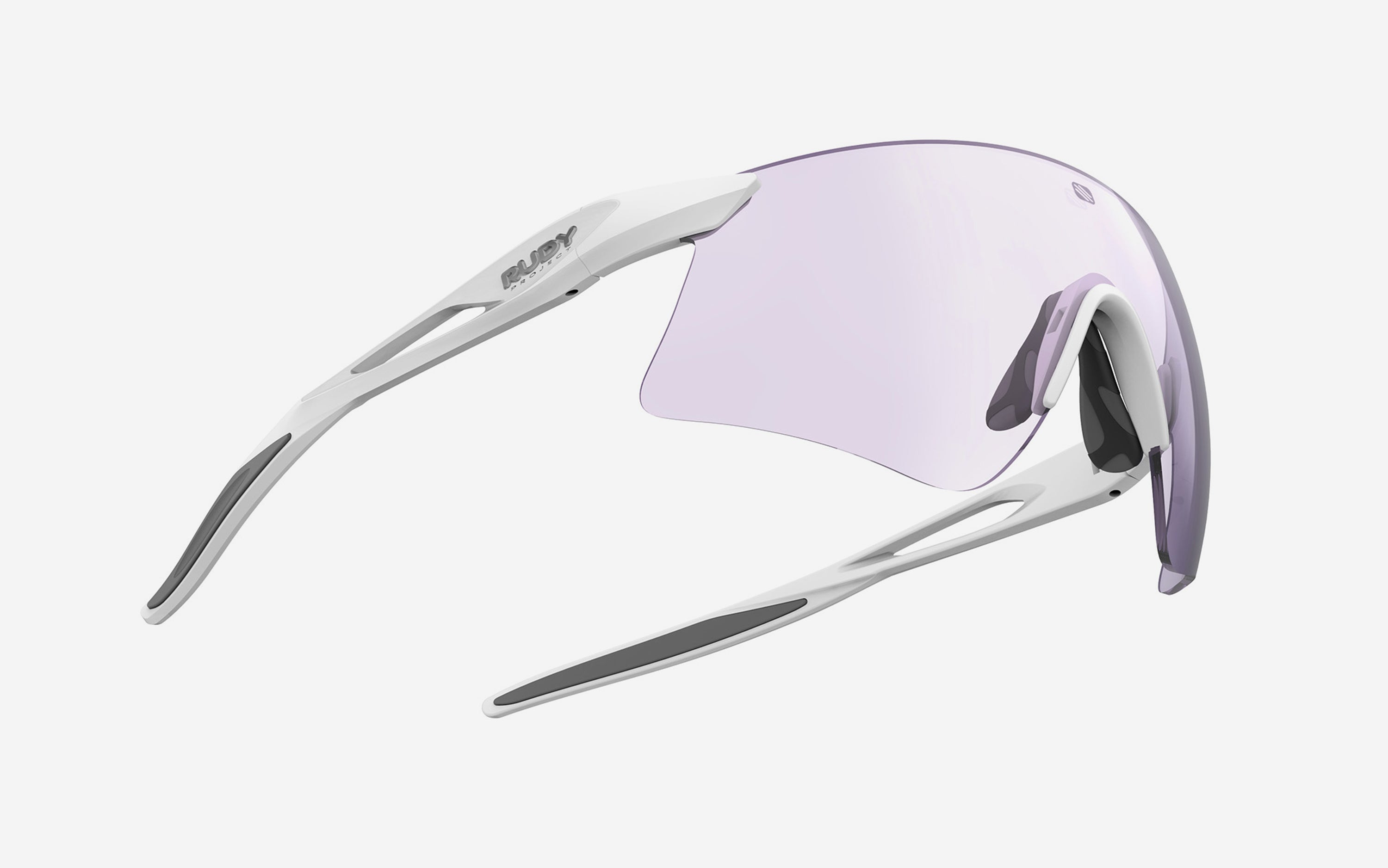 Astral Sphere White Gloss - ImpactX 2 Laser Purple | Rudy Project