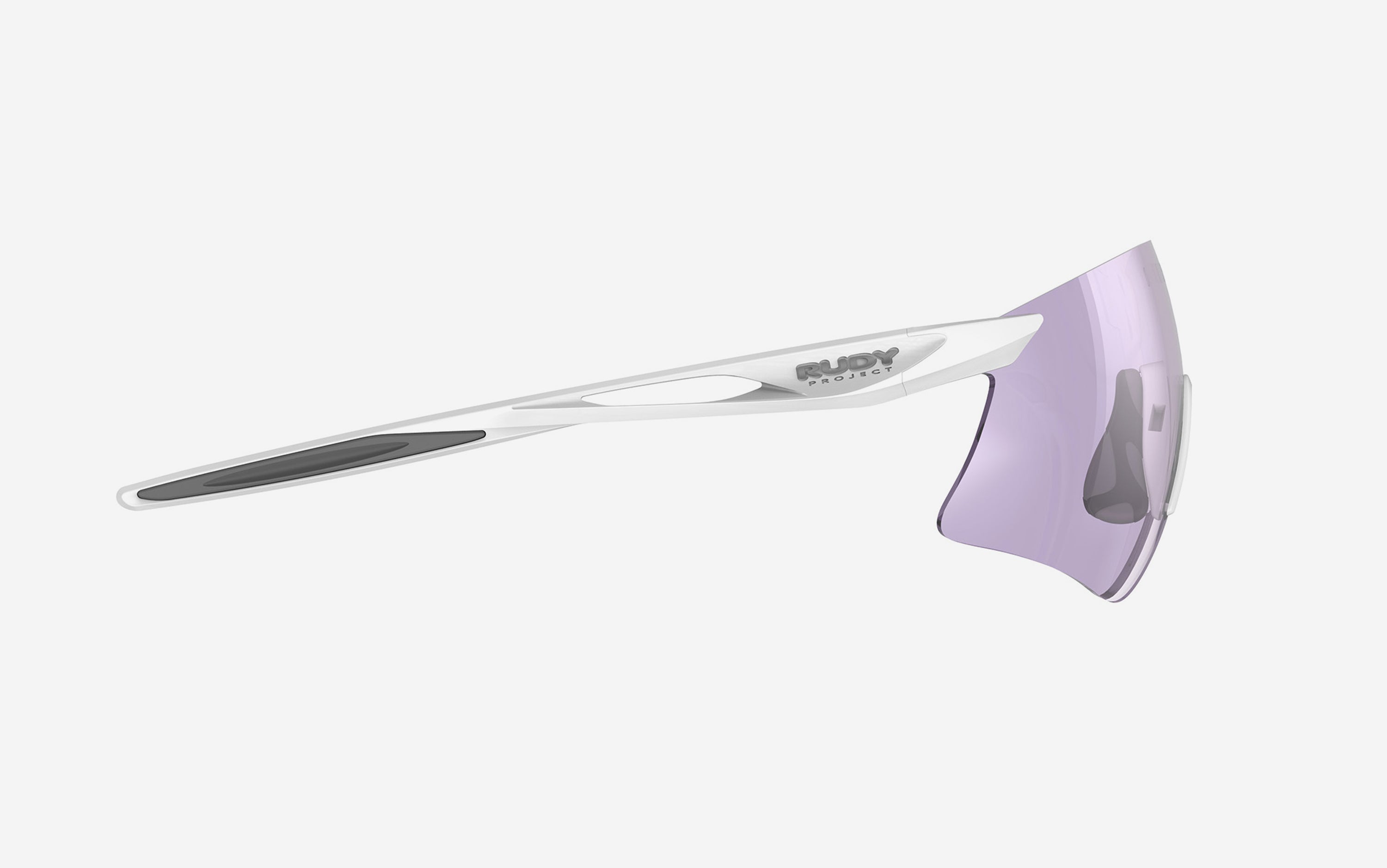 Astral Sphere White Gloss - ImpactX 2 Laser Purple | Rudy Project