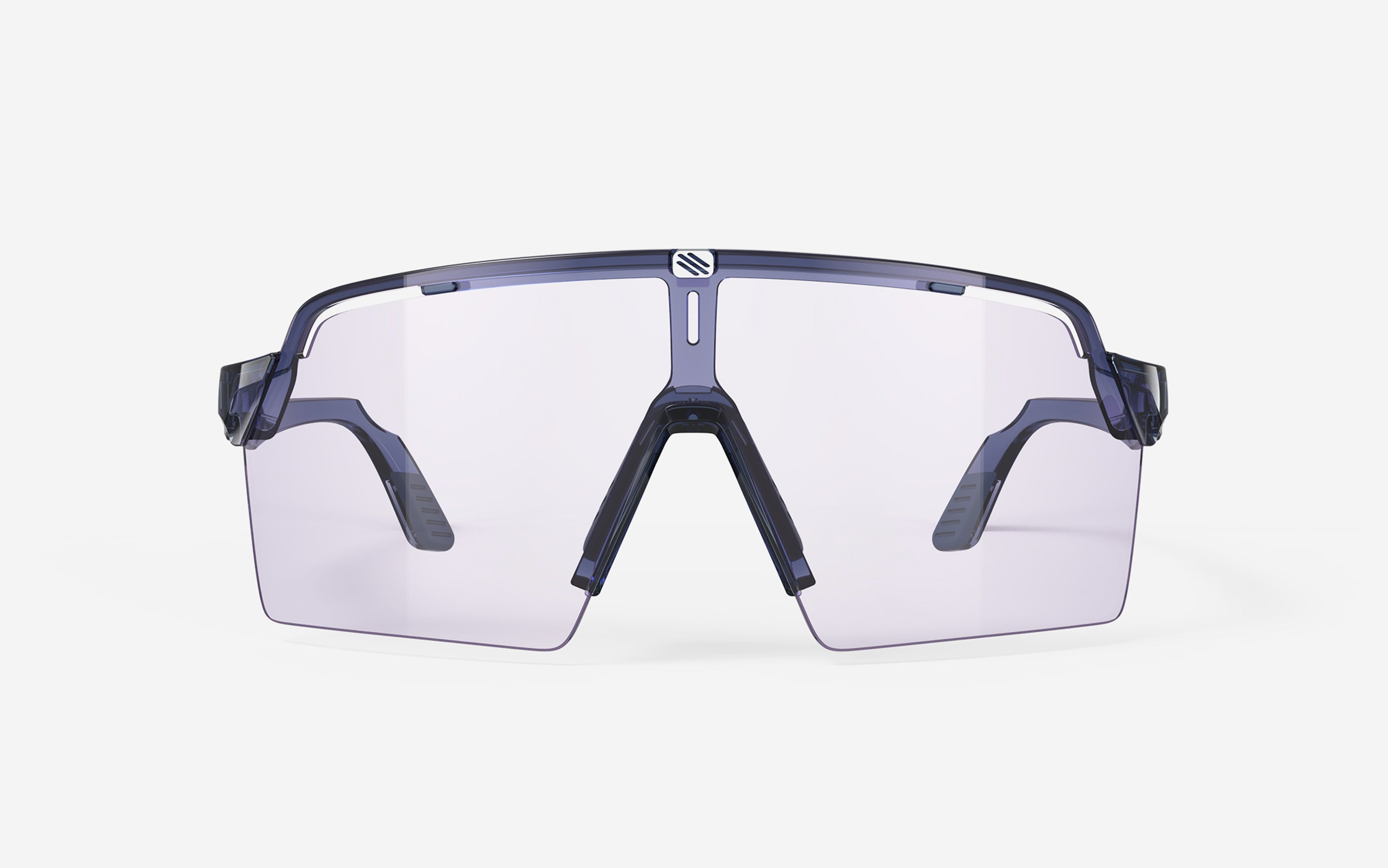 ☆特別出品☆透明度にギラギラクラック☆究極形状☆レインボー 水晶 アステロイド Spinshield Pro Crystal Avio G. - ImpactX 2 Laser Purple | Rudy Project