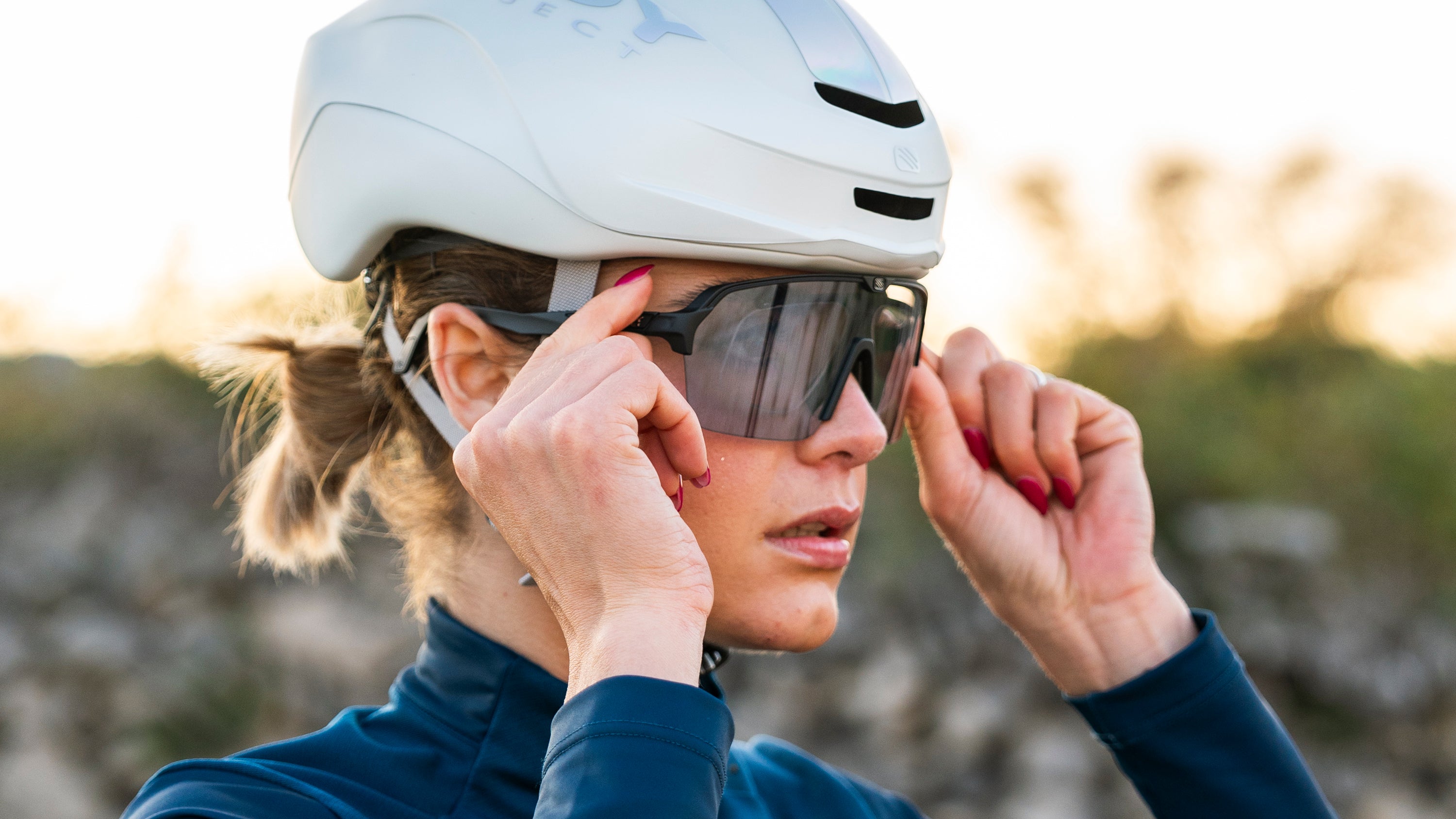 Spinshield Air Pink Fluo/Back Matte - ML Red | Rudy Project