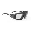 Rudy Project Agent Q Stealth Black Matte photochromic black performance sunglasses – front view