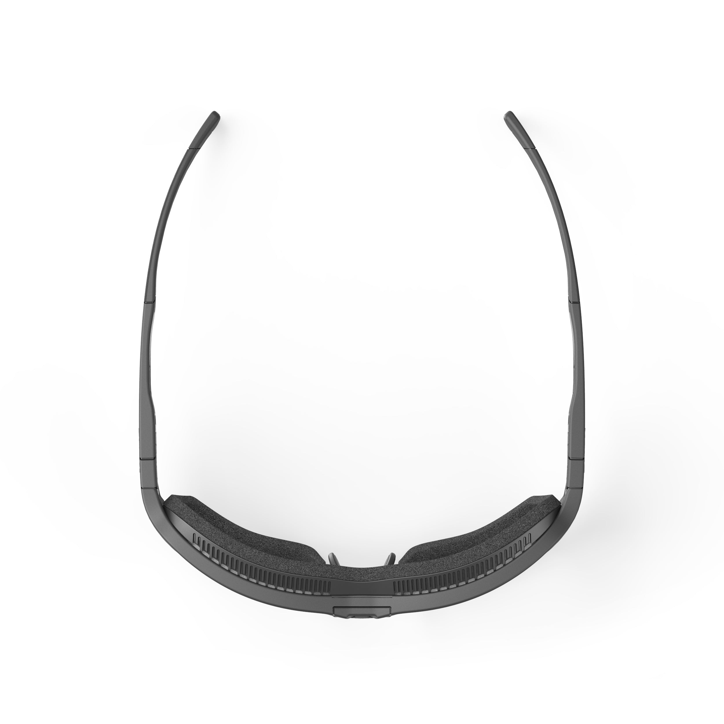 Rudy Project Agent Q Stealth Black Matte photochromic black performance sunglasses – top view