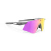 Rudy Project Astral Metal Titanium Matte mirrored multilaser sunset performance sunglasses – front view
