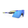 Rudy Project Astral Sphere Black Fade Crystal Blue Gloss polarized polar 3fx hdr multilaser blue performance sunglasses – front view