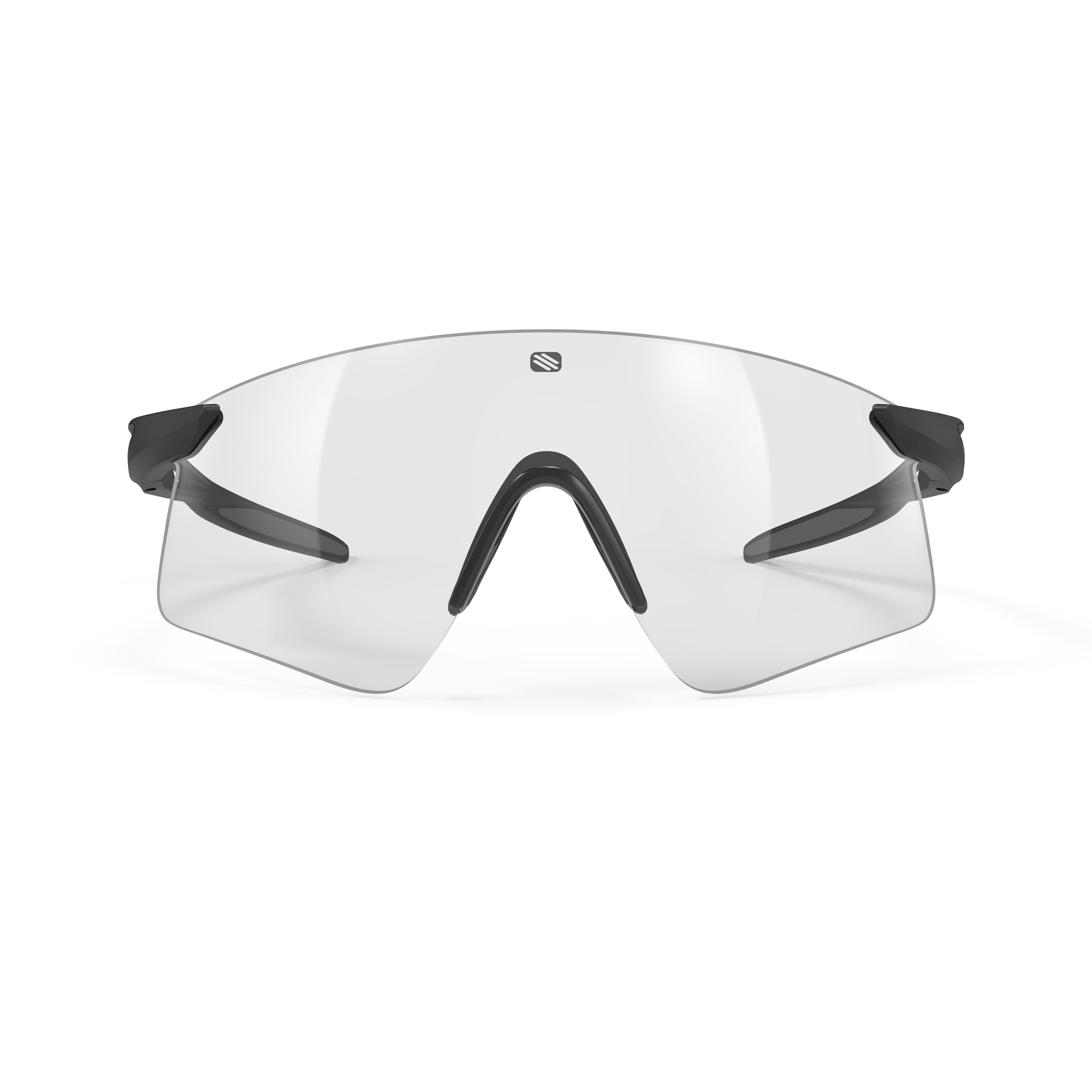 Rudy Project Astral Sphere Black Matte photochromic black performance sunglasses – front view, alternate angle