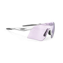 Astral Sphere Photochromic - White Gloss Frame | Laser Purple HDR Lens