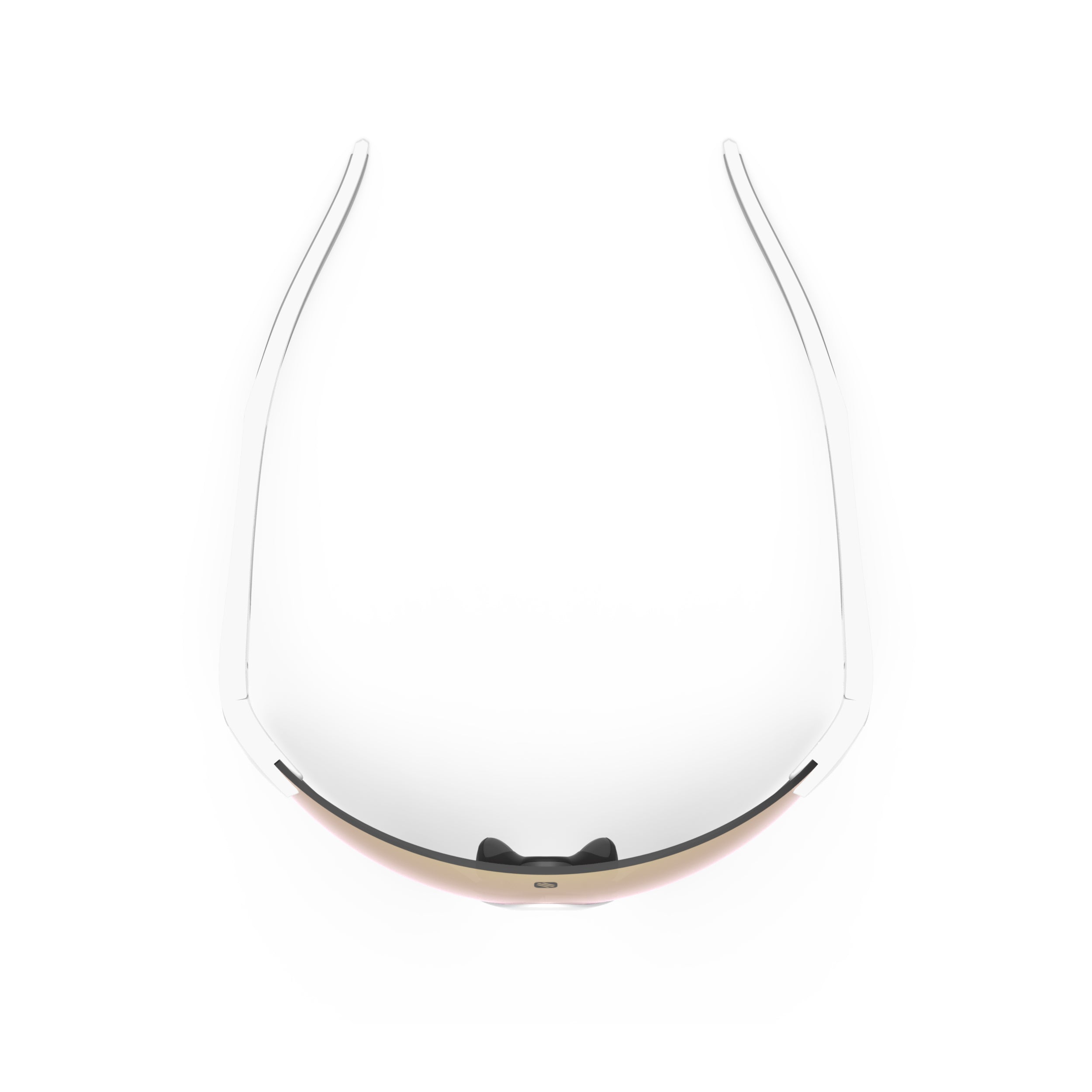 Rudy Project Astral Sphere White Matte Frame Mirorred Multilaser Rosegold Performance Sunglasses – top view