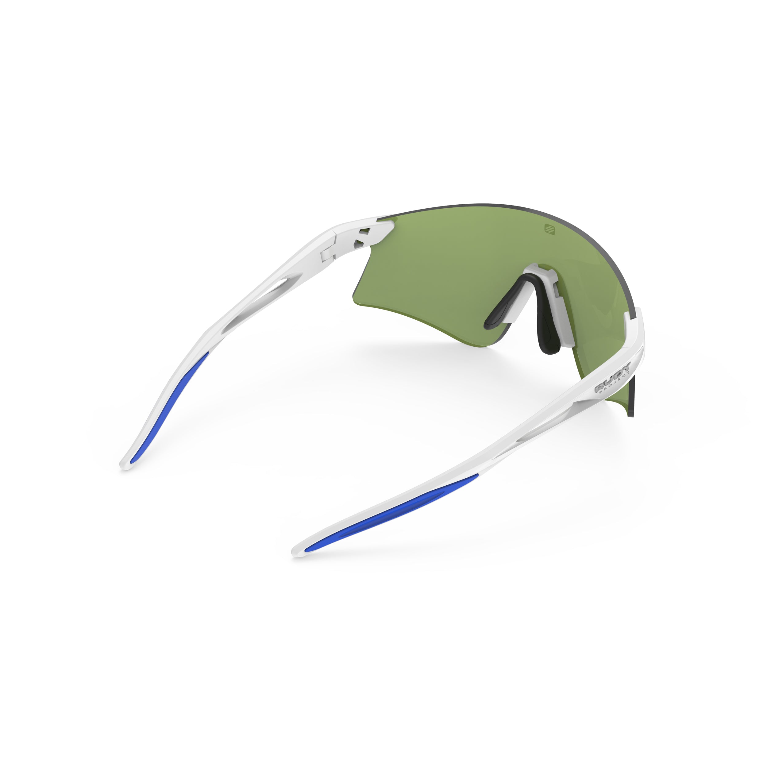 Rudy Project Astral White Matte mirrored multilaser blue hdr performance sunglasses – rear view