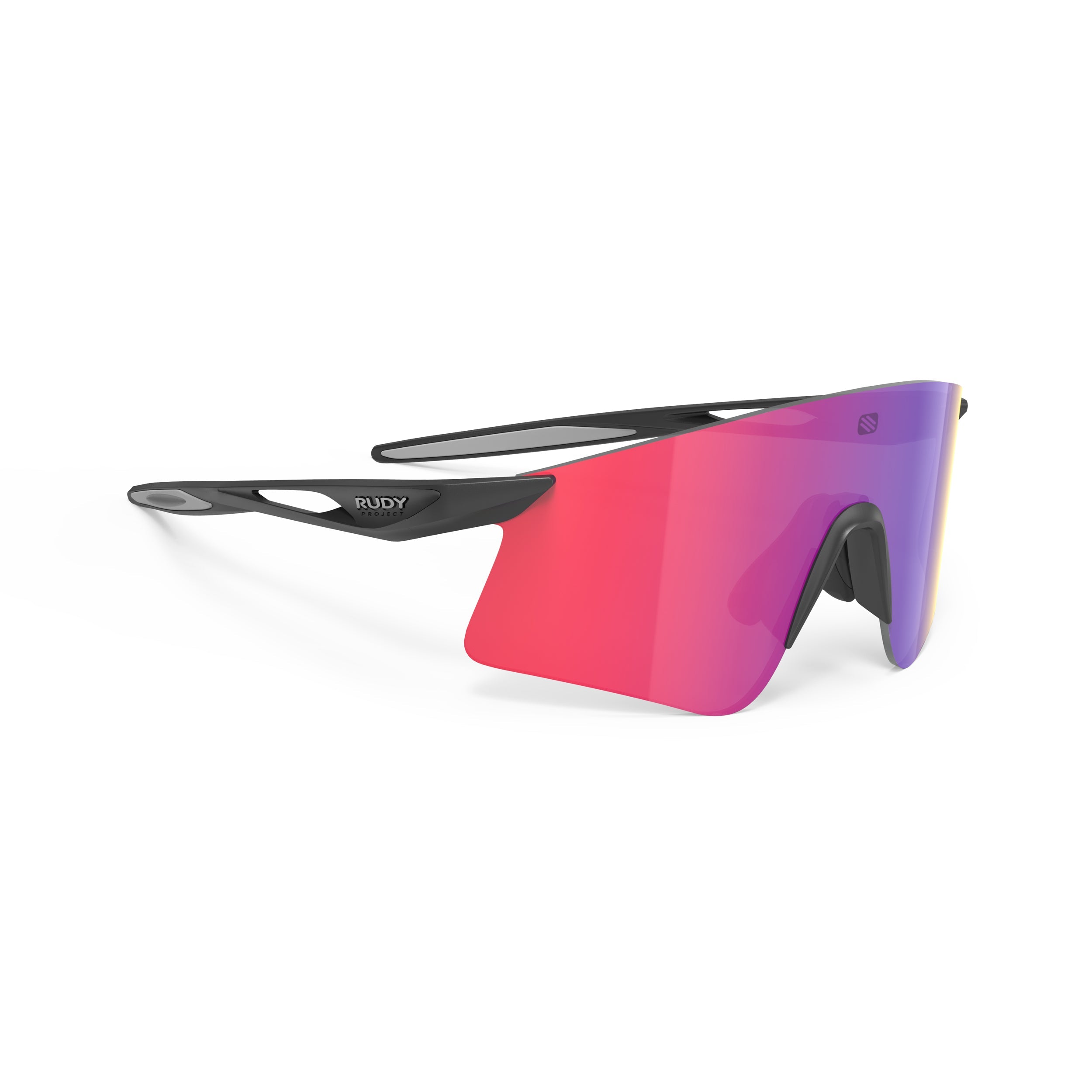 Rudy Project Astral X Black Matte mirrored multilaser red hdr performance sunglasses – front view