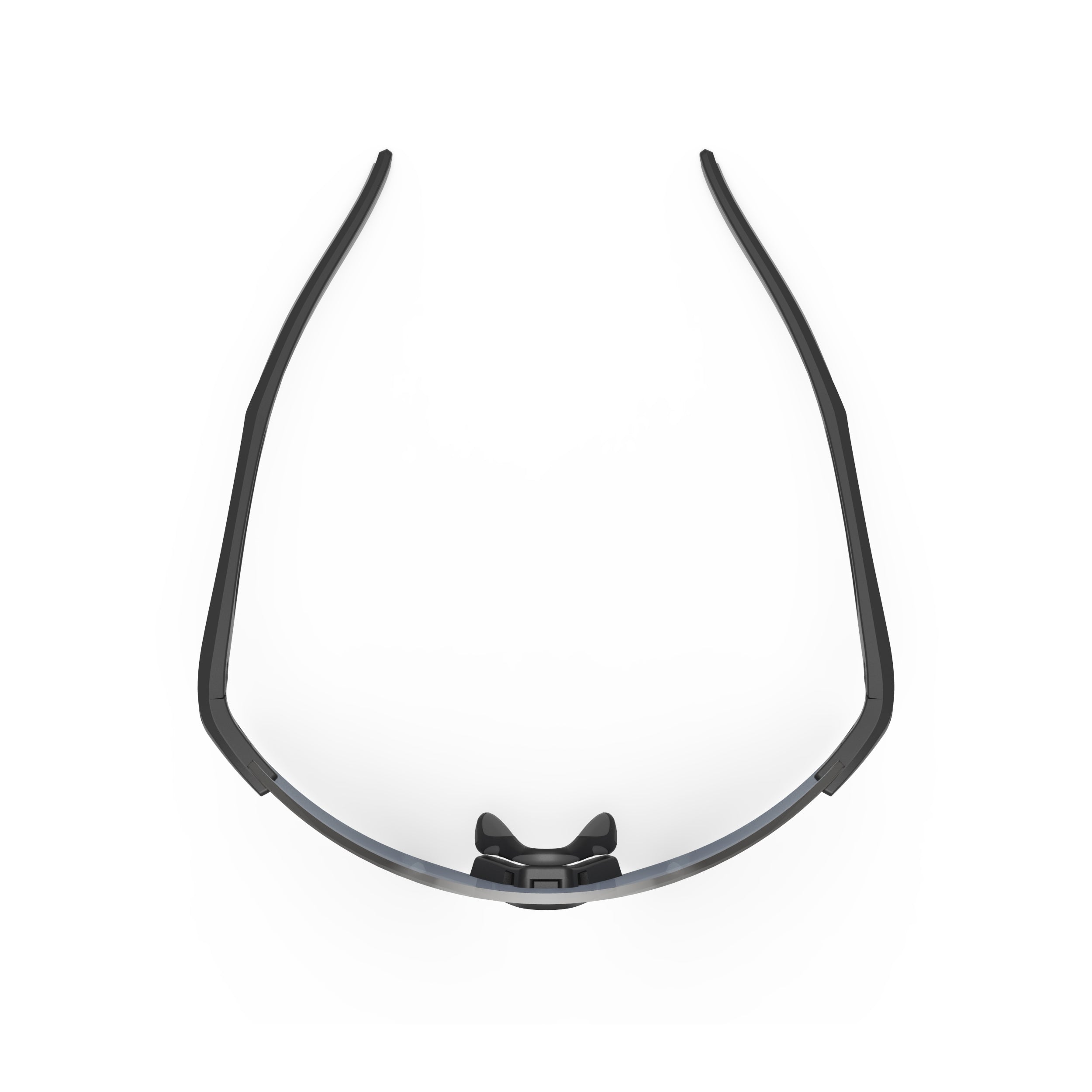 Rudy Project Astral X Black Matte mirrored multilaser red hdr performance sunglasses – top view