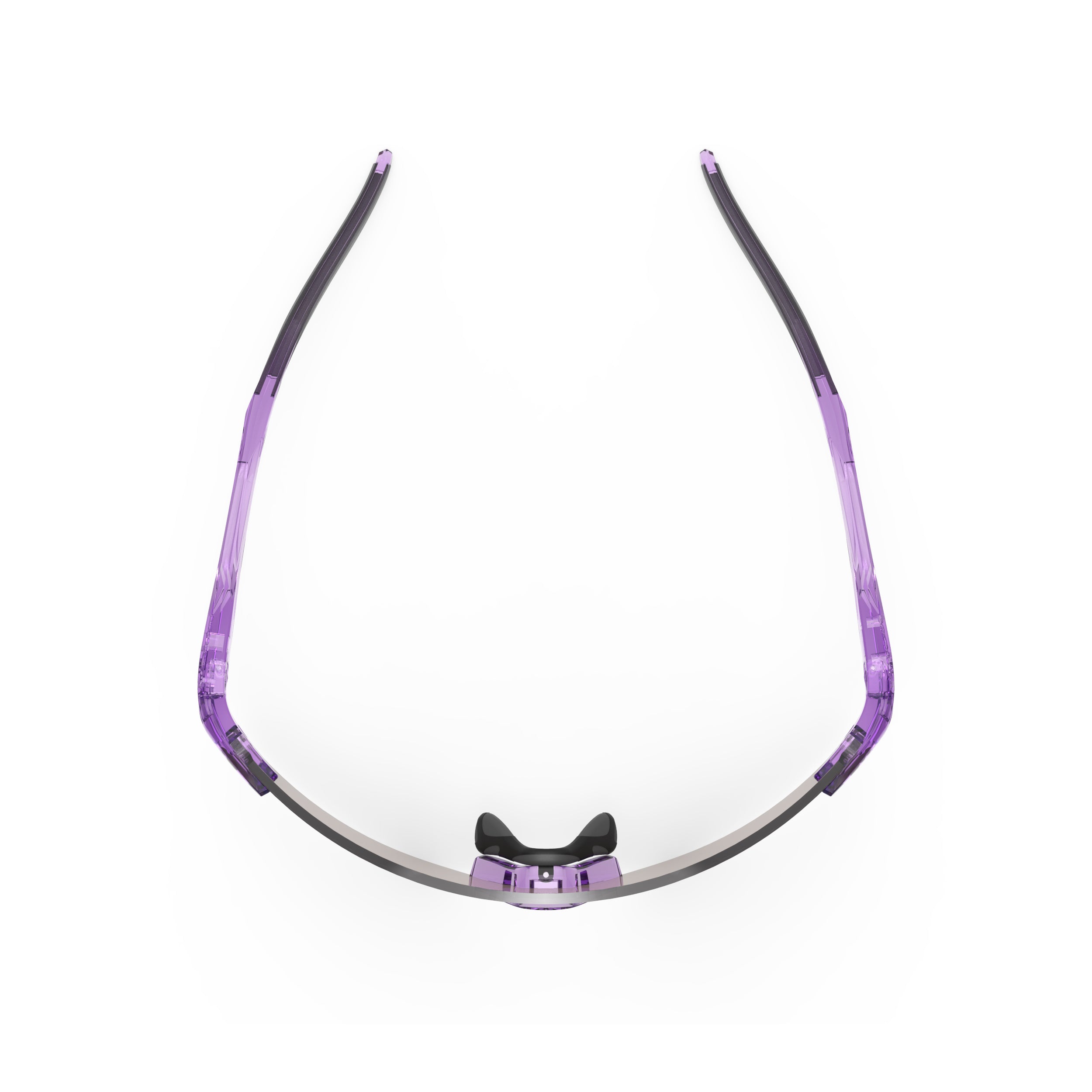 Rudy Project Astral X Crystal Lilac mirrored multilaser rose gold performance sunglasses – top view
