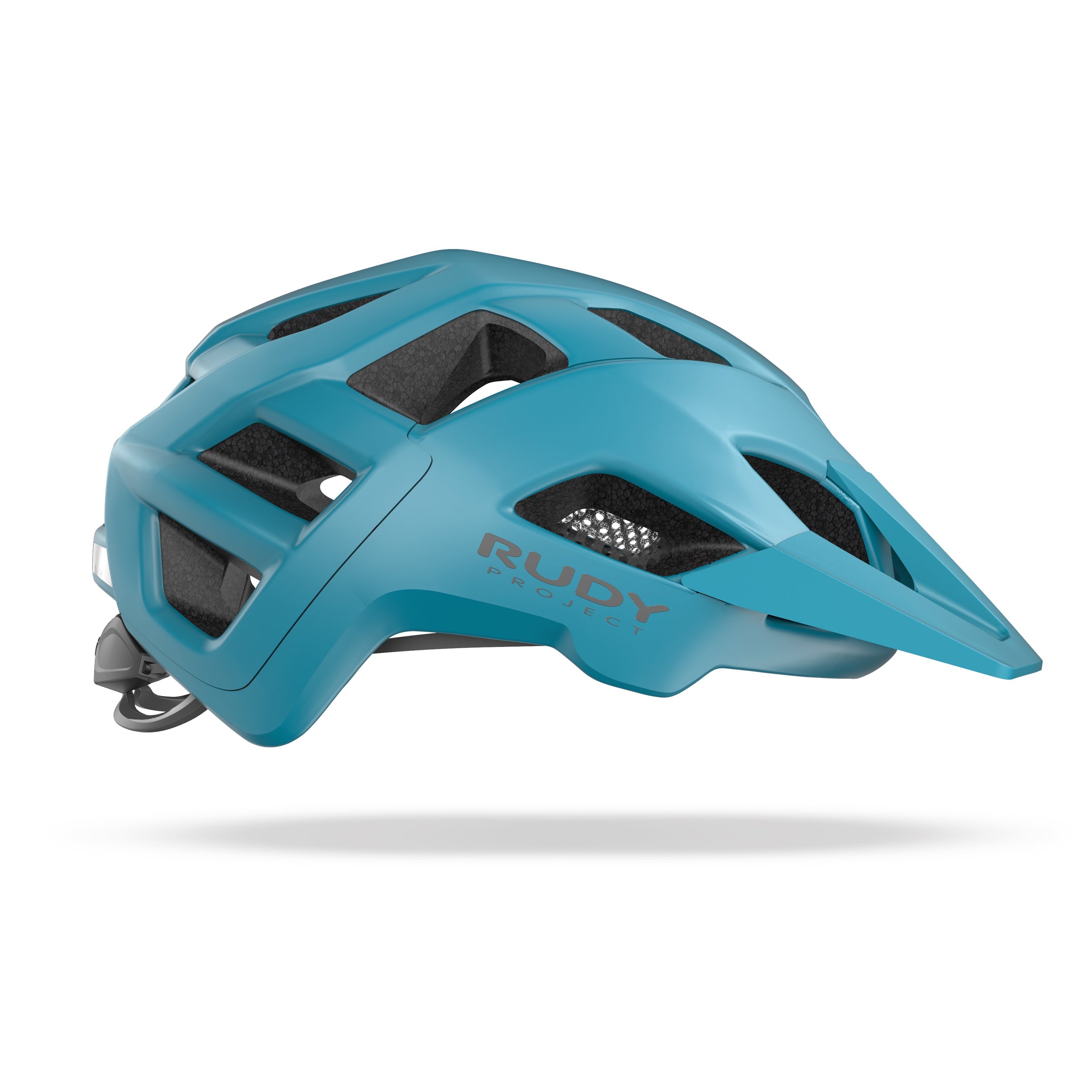 Rudy Project Crossway Lagoon Matte cycling helmet – side view