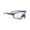 Rudy Project Cutline Black Matte photochromic laser purple hdr performance sunglasses – front view