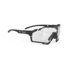 Rudy Project Cutline Matte Black photochromic black performance sunglasses – front view