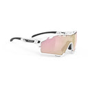 Cutline Mirrored - White Gloss Frame | Multilaser Rose Gold Lens White Bumpers