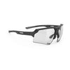 Rudy Project Deltabeat Black Matte photochromic black performance sunglasses – front view