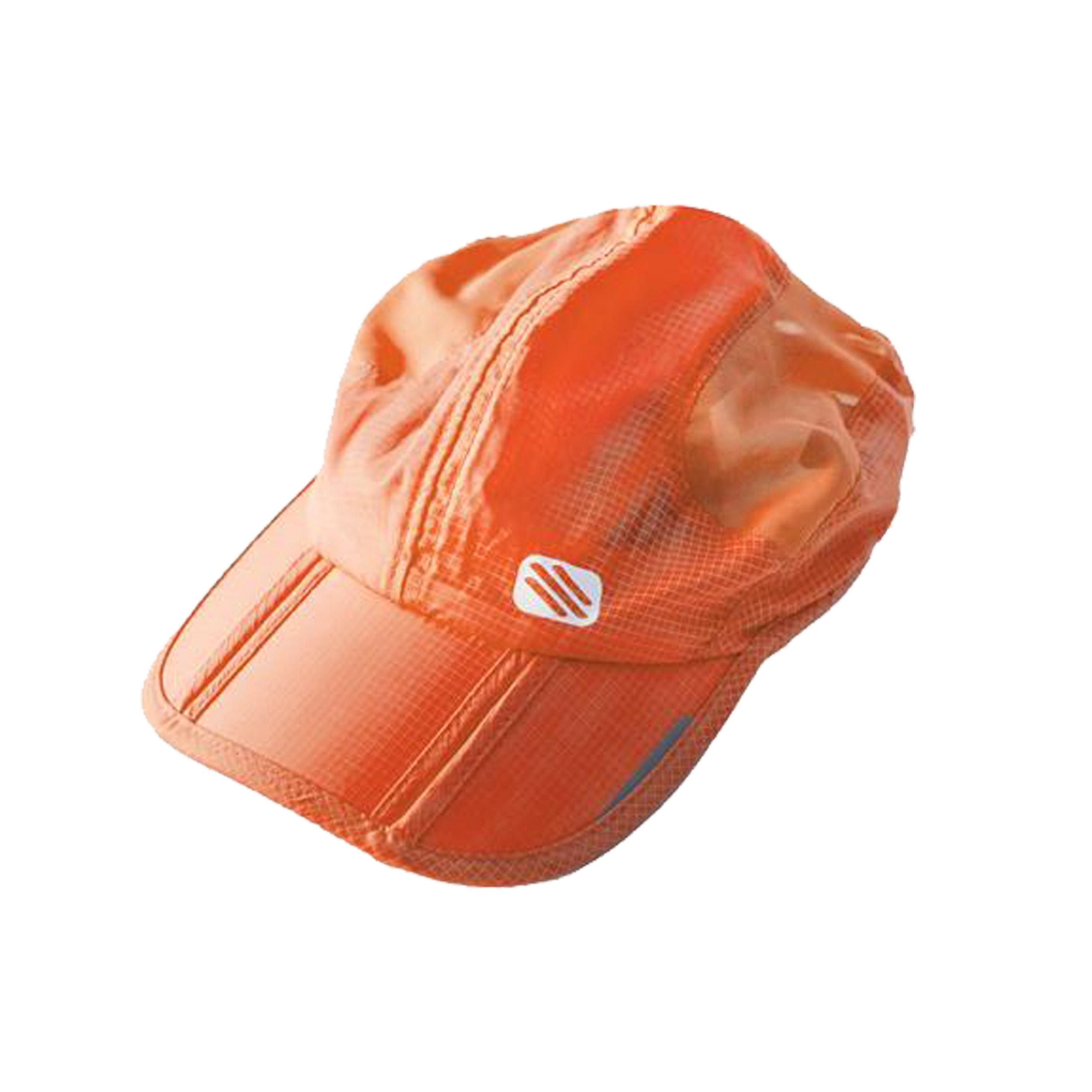 Rudy Project Folding Cap Orange Fluo cycling cap – front view