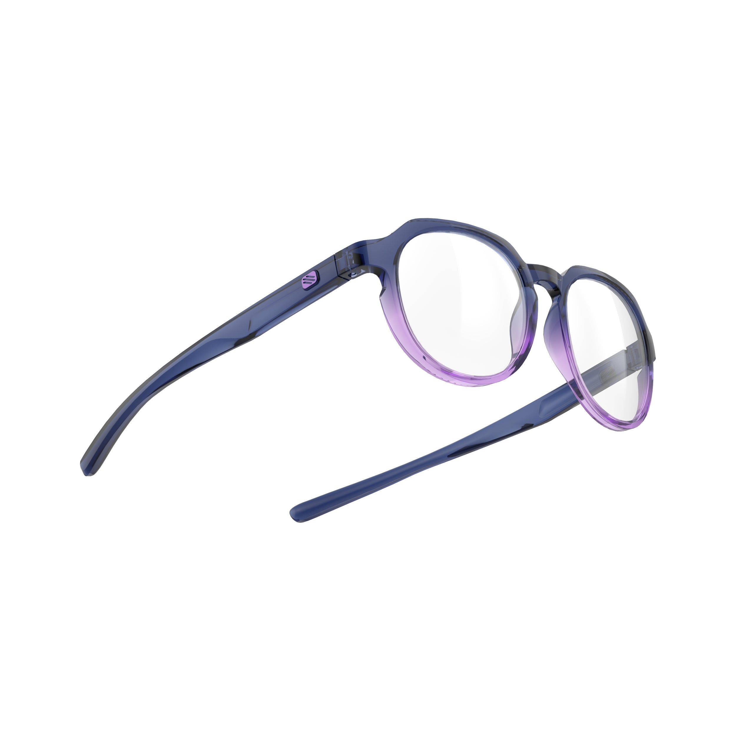 Rudy Project Glamshady Crystal Blue Avio Lilac Gloss performance sunglasses – side view