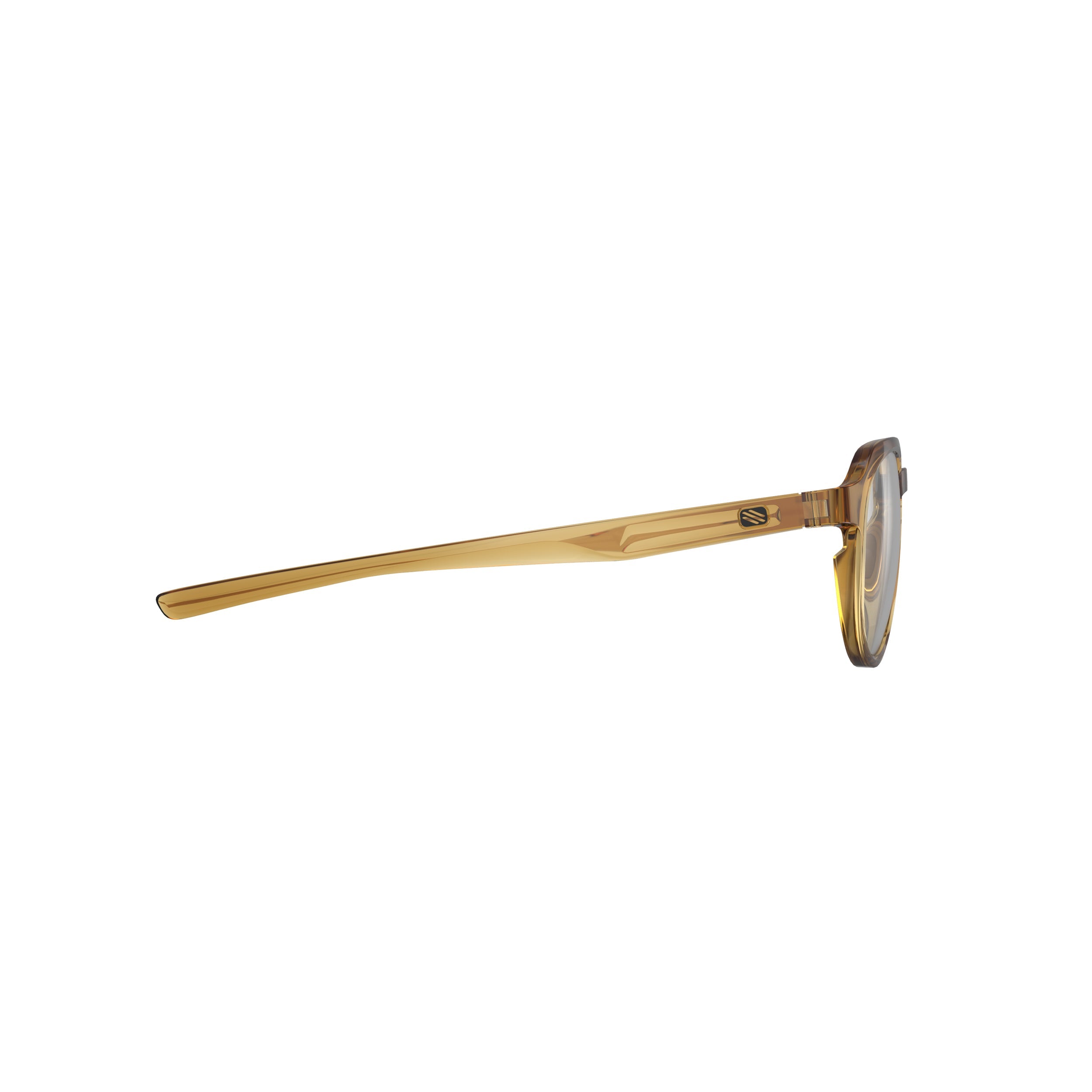 Rudy Project Glamshady Crystal Butterscotch Gloss performance sunglasses – side view, opposite side