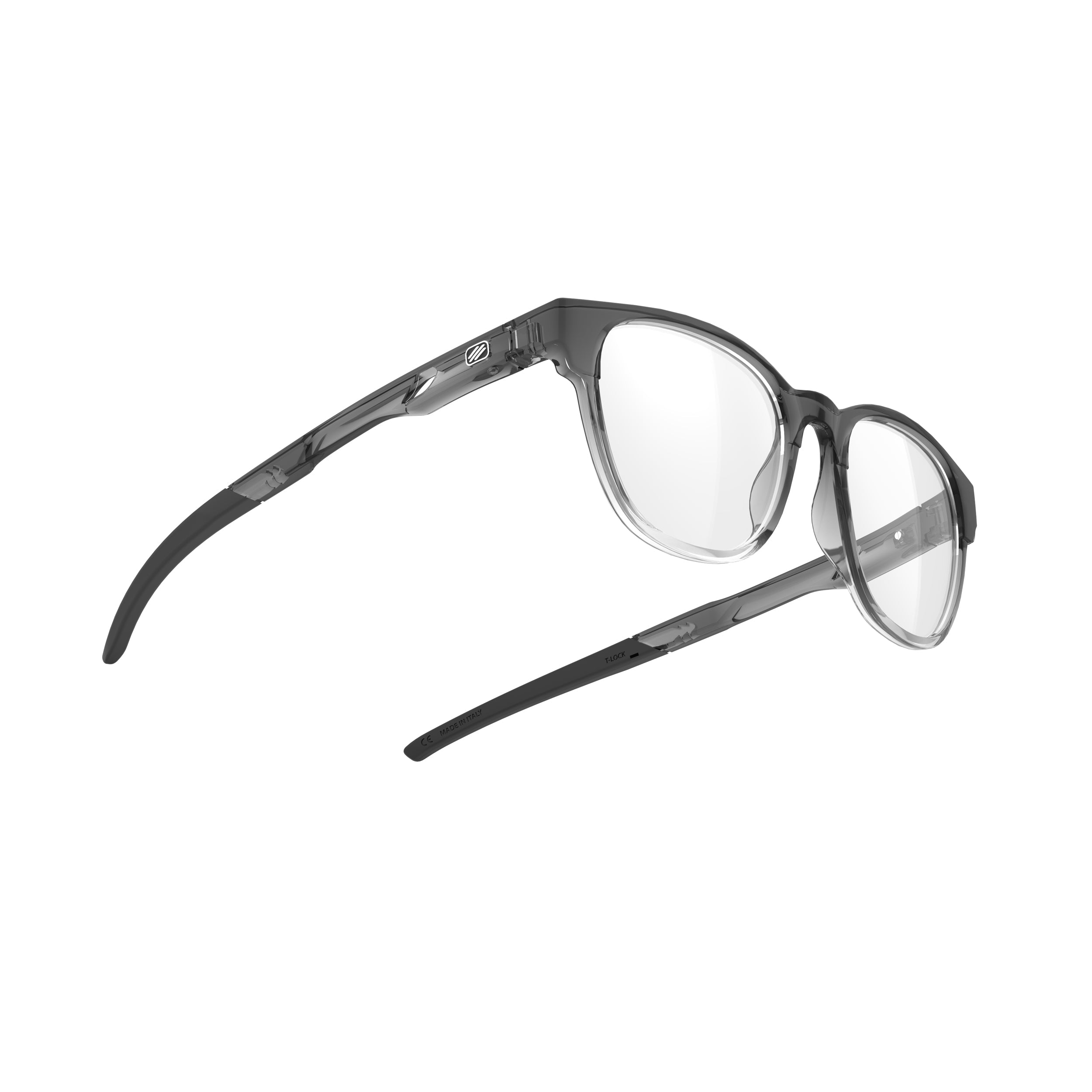 Rudy Project Iridis 65 Crystal Ash Deg prescription sports glasses – side view