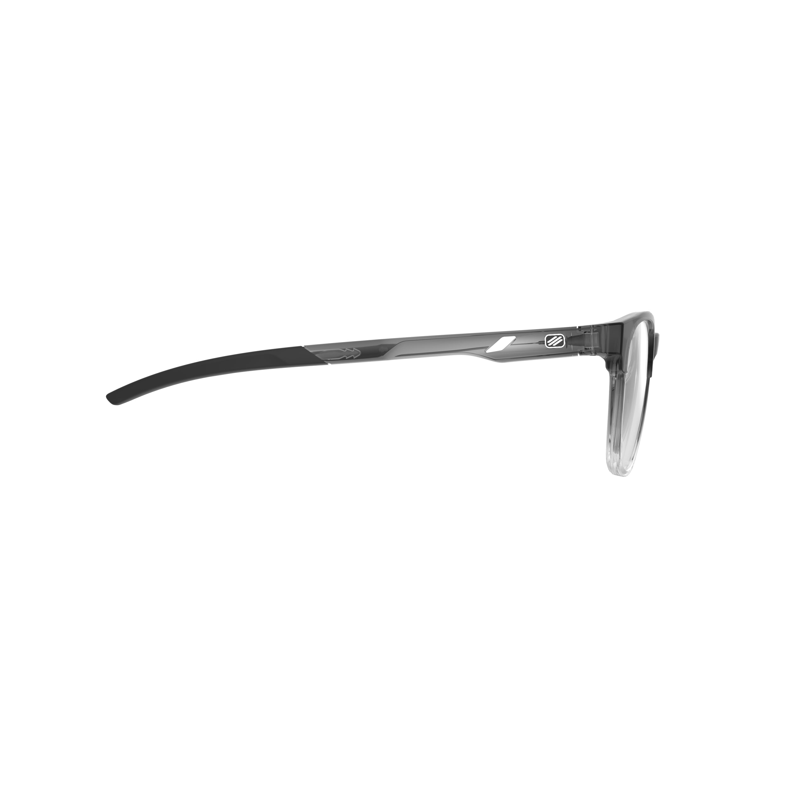 Rudy Project Iridis 65 Crystal Ash Deg prescription sports glasses – side view, opposite side